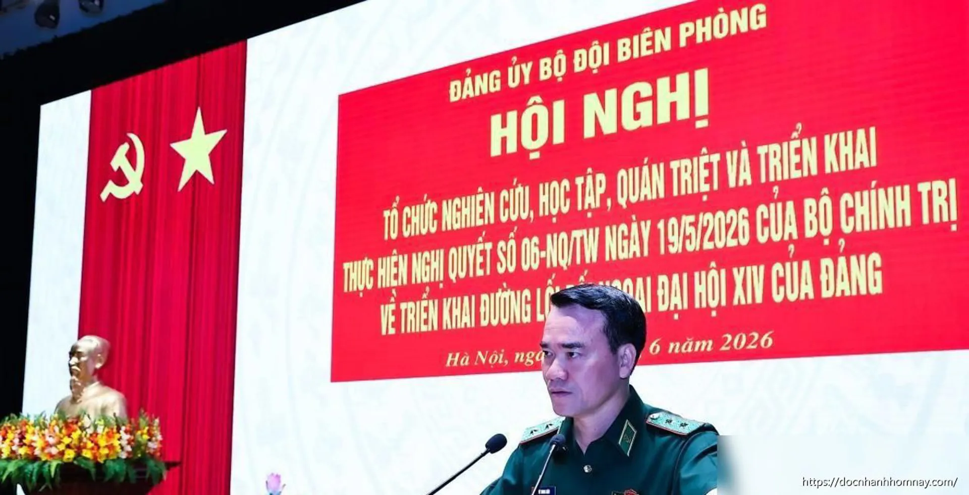 Hội nghị tổ chức nghiên cứu, học tập, quán triệt và triển khai thực hiện Nghị quyết số 06-NQ/TW ngày 19/5/2026 của Bộ Chính trị