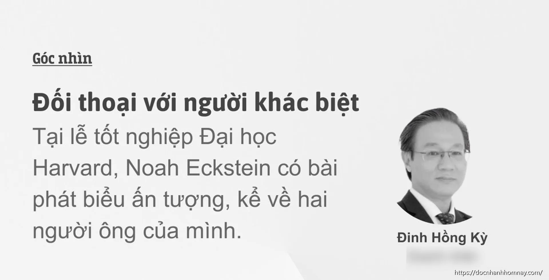 Đối thoại với người khác biệt