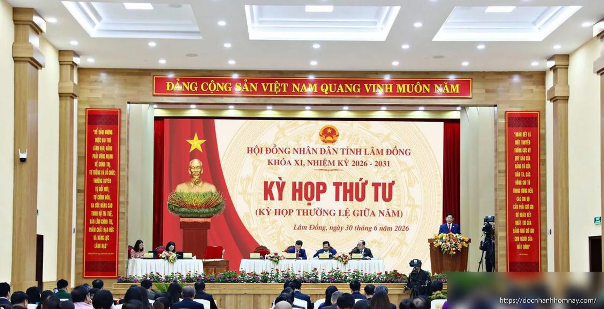HĐND tỉnh Lâm Đồng khai mạc kỳ họp thường lệ giữa năm 2026
