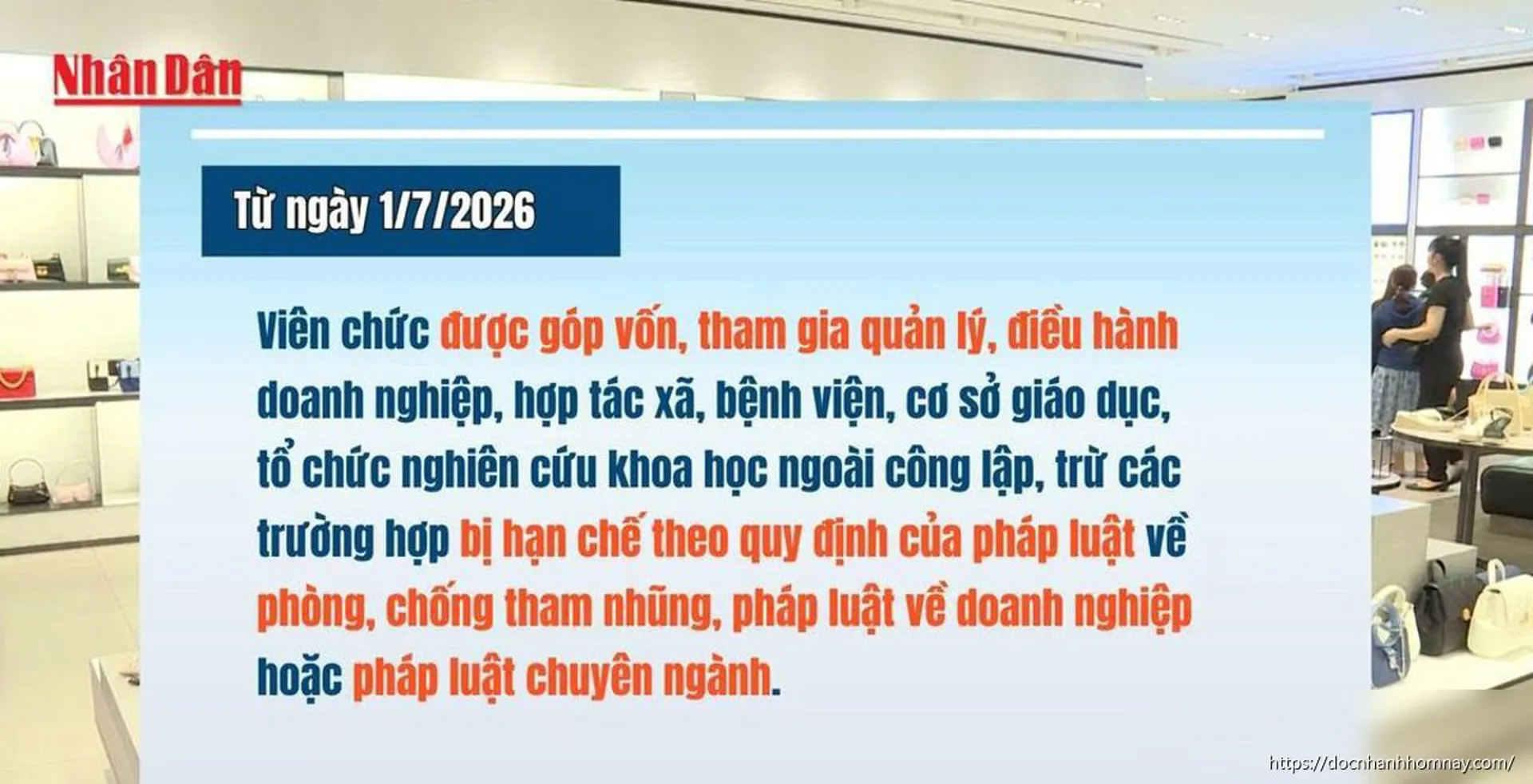 Từ 1/7/2026, viên chức được góp vốn và tham gia quản lý doanh nghiệp: Cánh cửa mới cho tinh thần khởi nghiệp