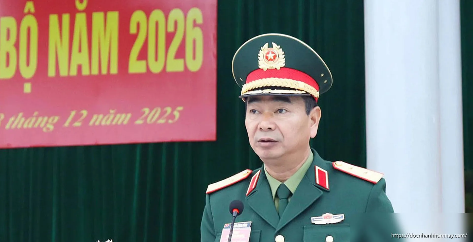 Trung tướng Trương Mạnh Dũng được bổ nhiệm làm Phó Tổng Tham mưu trưởng Quân đội Nhân dân Việt Nam