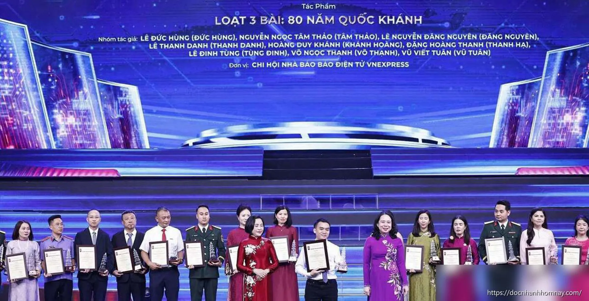 VnExpress giành giải B Báo chí Quốc gia với tuyến bài về 80 năm Quốc khánh