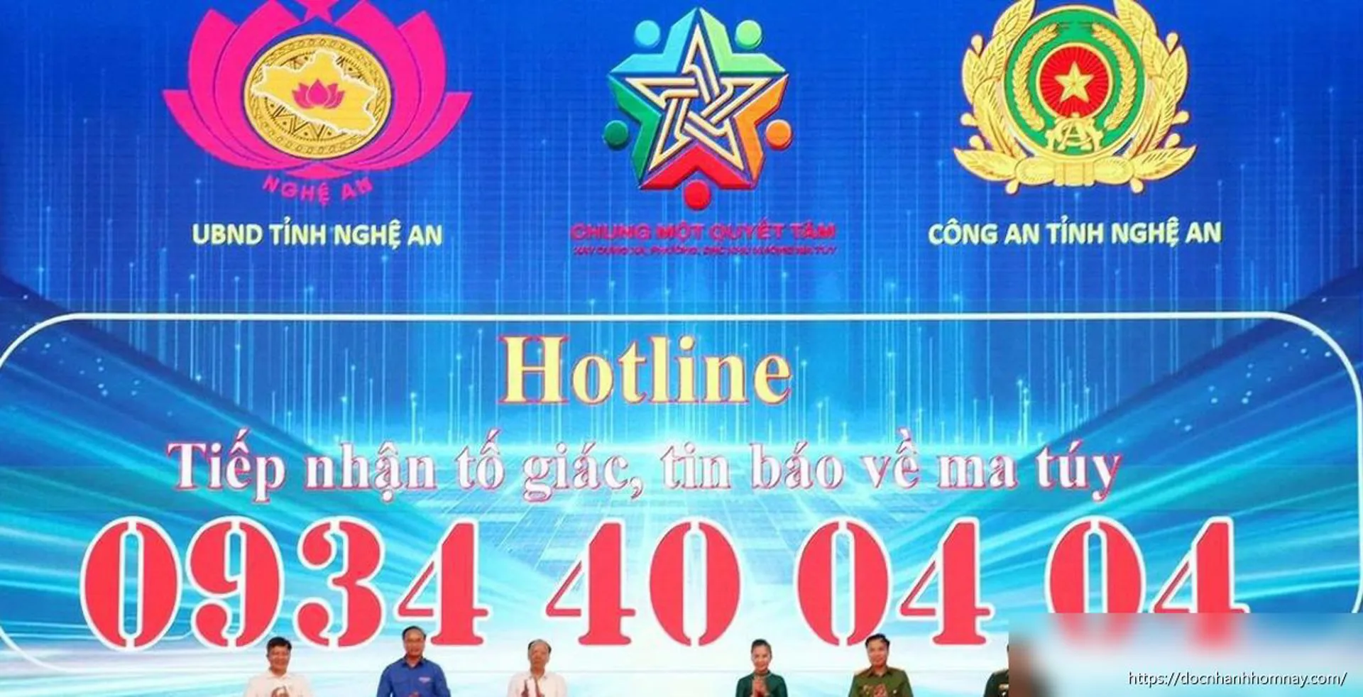 Nghệ An mở đường dây nóng 24/24 tiếp nhận tin báo về ma túy