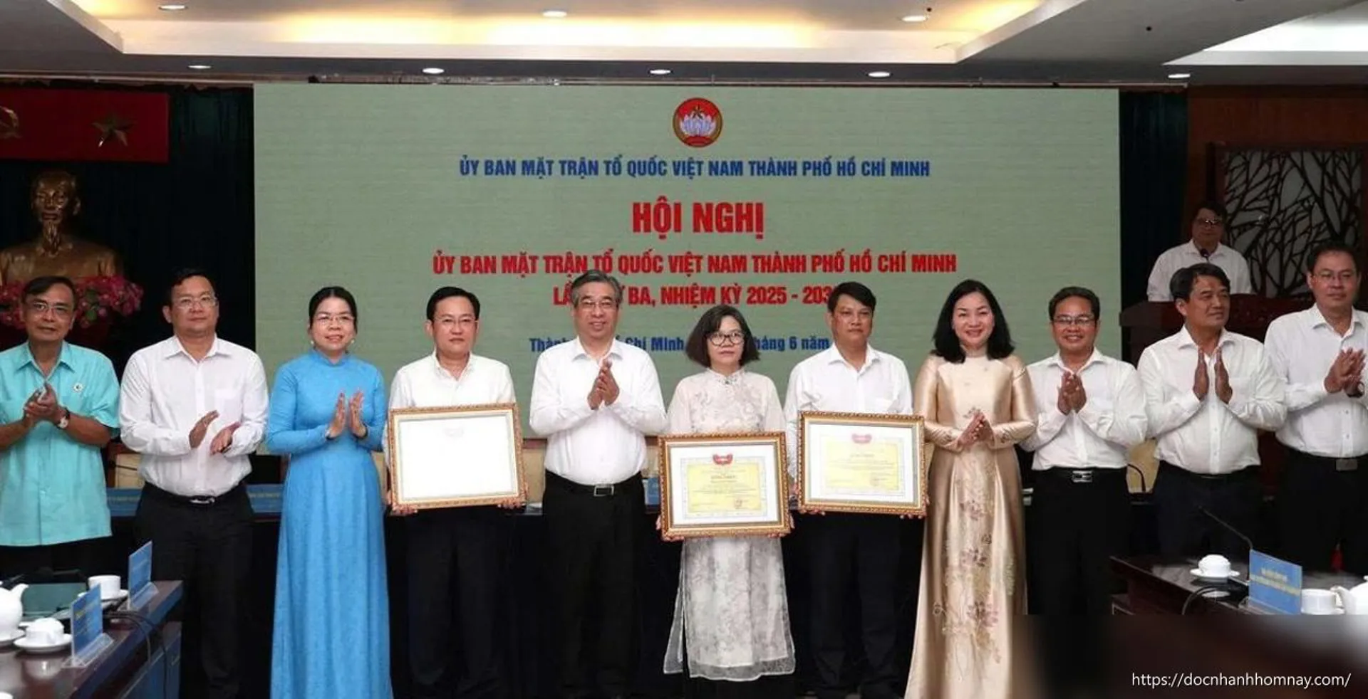 Ủy ban MTTQVN TP.HCM kiện toàn nhân sự và tổ chức thành viên