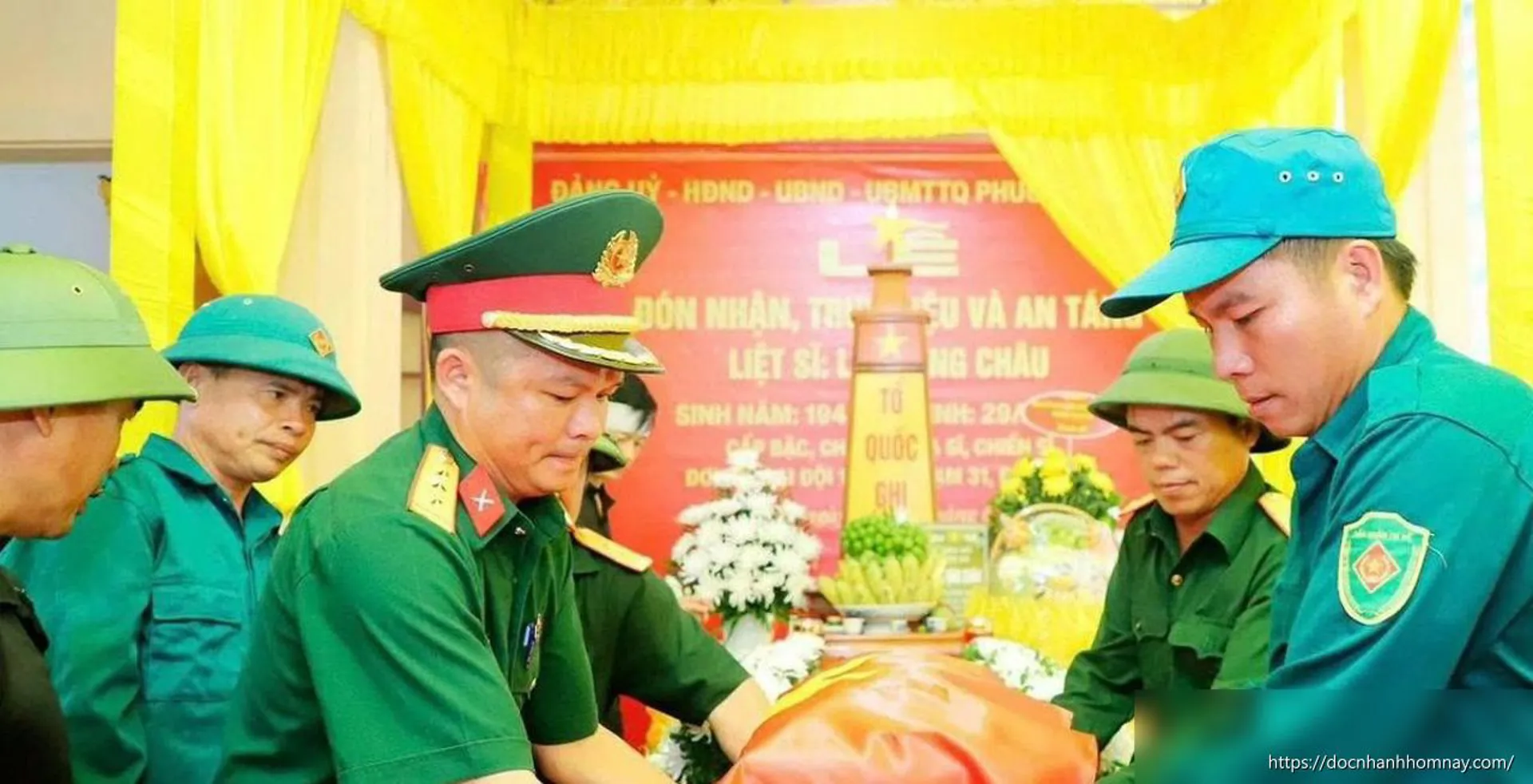 Hành trình 58 năm: Liệt sĩ Lê Trọng Châu trở về quê hương