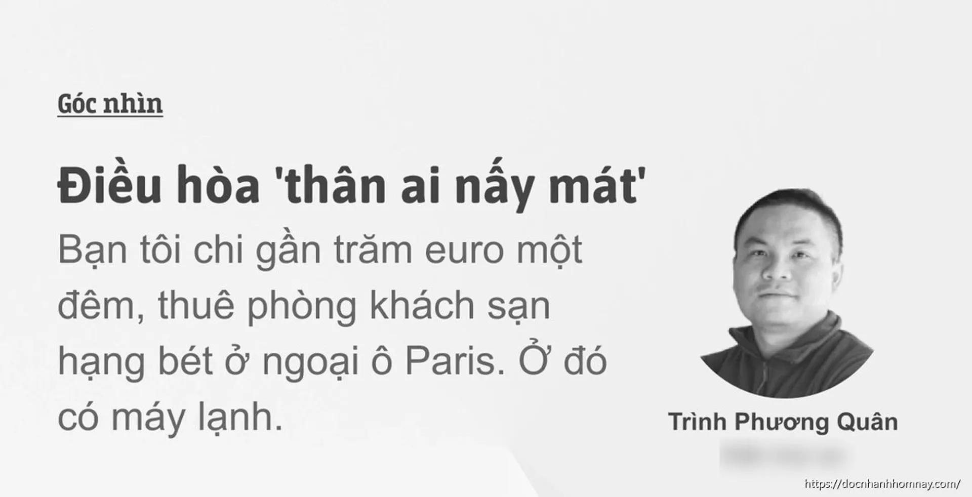 Điều hòa 'thân ai nấy mát'