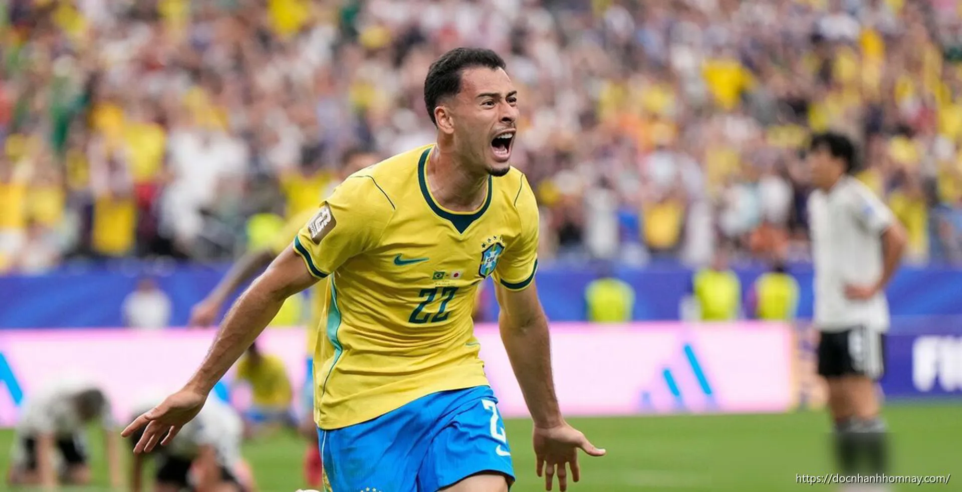 Brazil thắng ngược Nhật Bản ở phút bù giờ World Cup