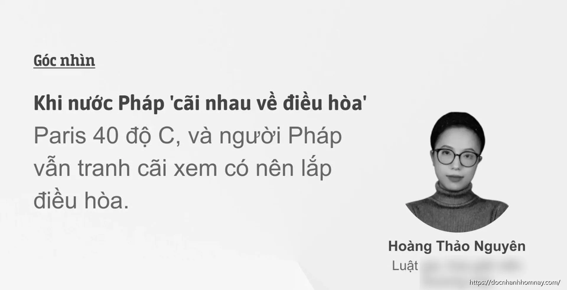 Khi nước Pháp 'cãi nhau về điều hòa': Bài học cho Việt Nam