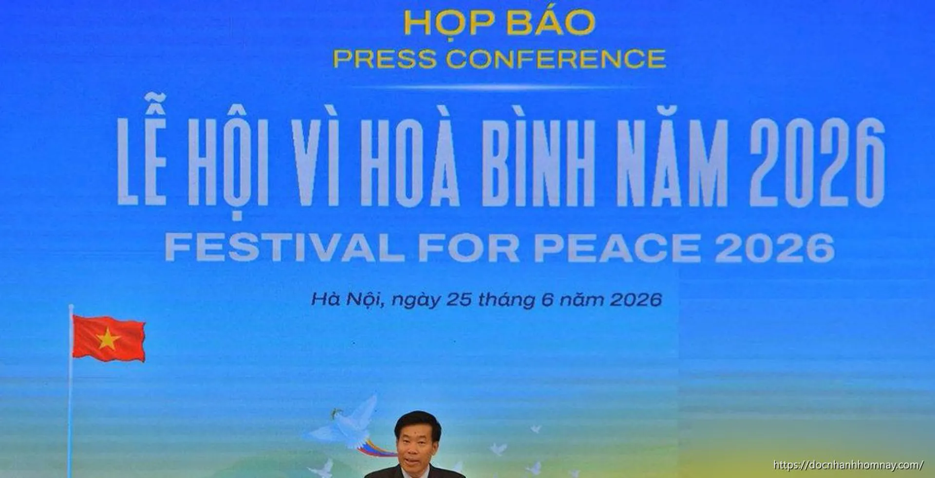 Sẽ tổ chức 'Concert Quốc gia' trong Lễ hội Vì Hòa bình năm 2026