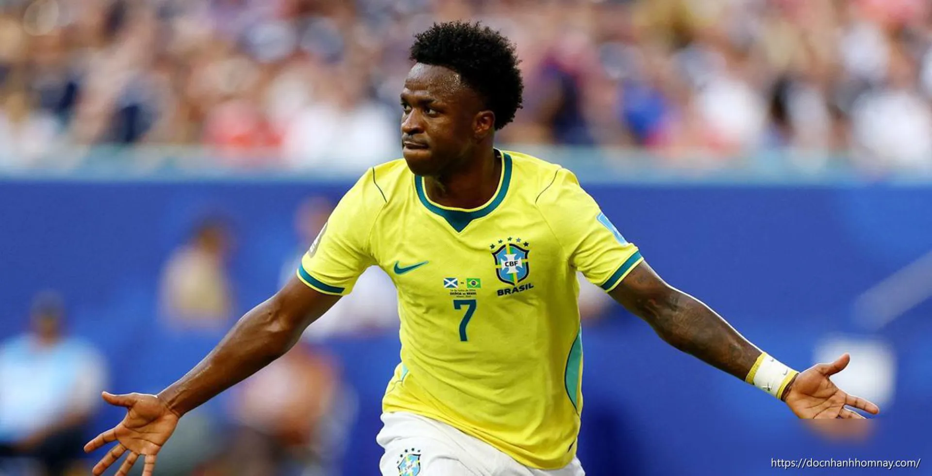 Scotland 0-1 Brazil: Vinicius bị tước bàn thắng, người Scotland vẫn hy vọng