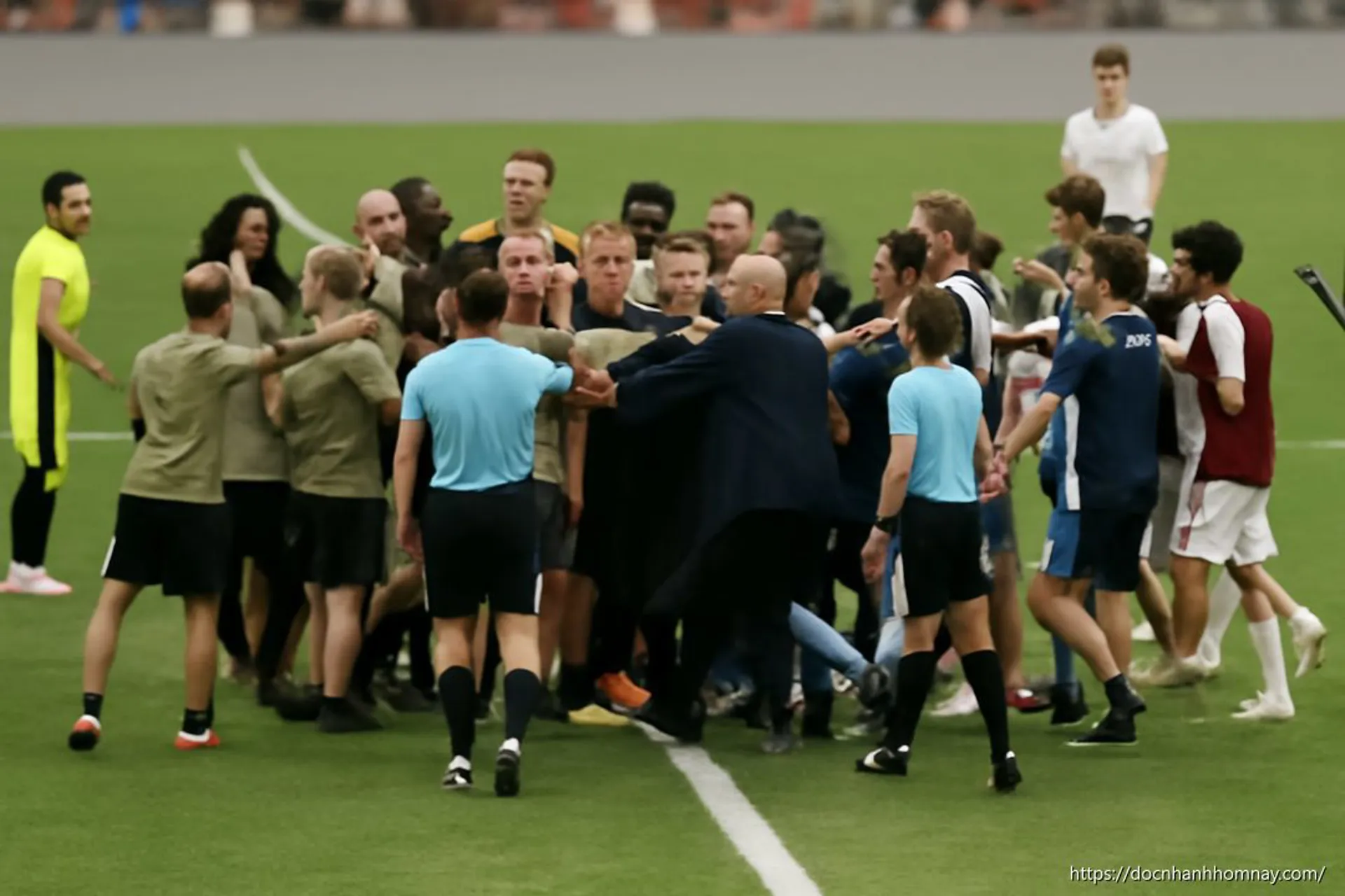 Cuộc ẩu đả không mong muốn giữa Canada và Qatar sau trận đấu World Cup