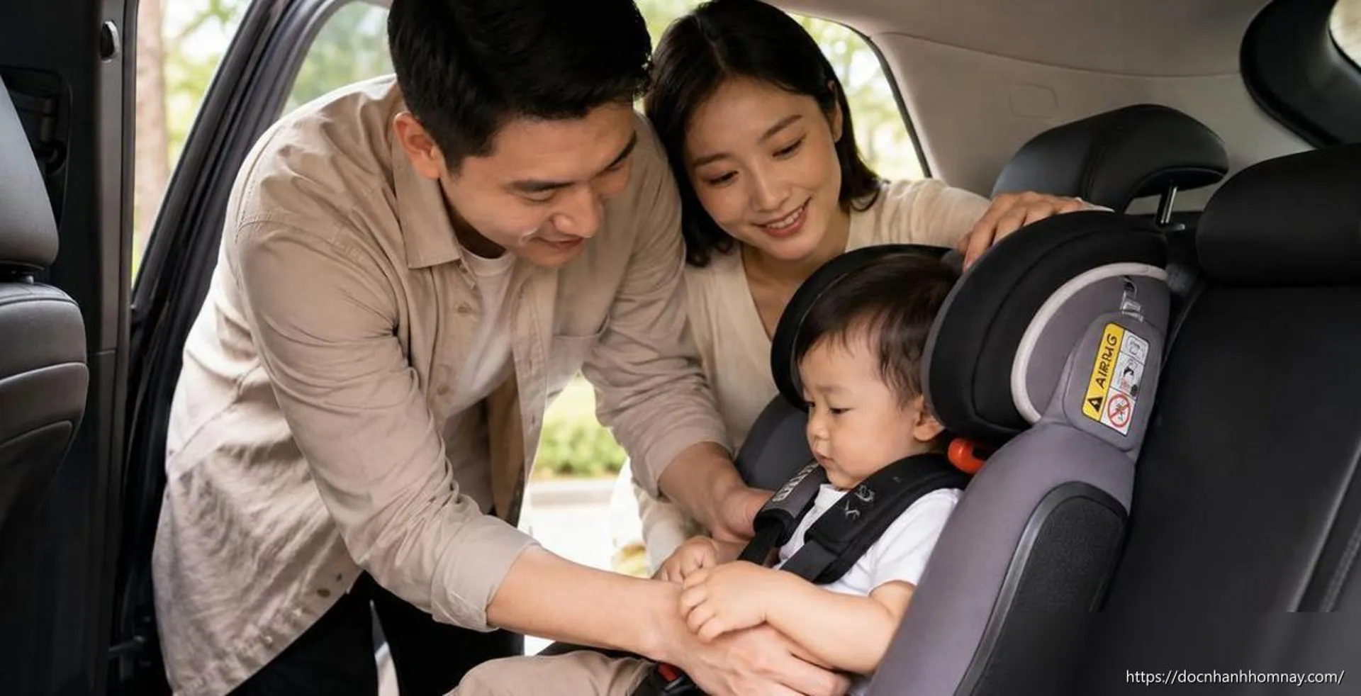 Hiểu đúng về phạt cảnh cáo tài xế ô tô không dùng ghế an toàn cho trẻ em