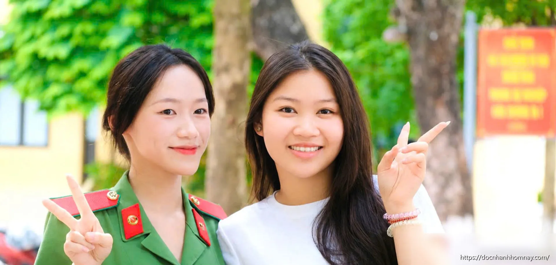 Những thí sinh đầu tiên trúng tuyển vào các trường công an
