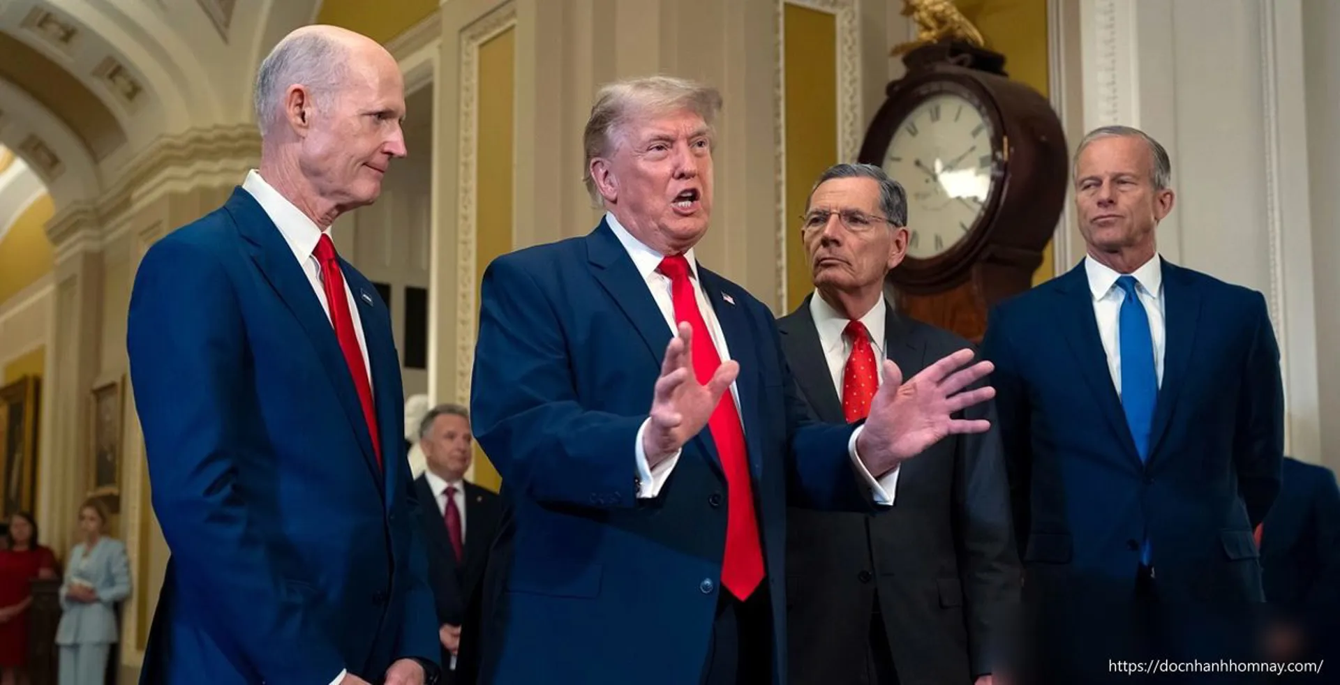 Cuộc họp biến thành màn đấu khẩu giữa ông Trump với phe Cộng hòa