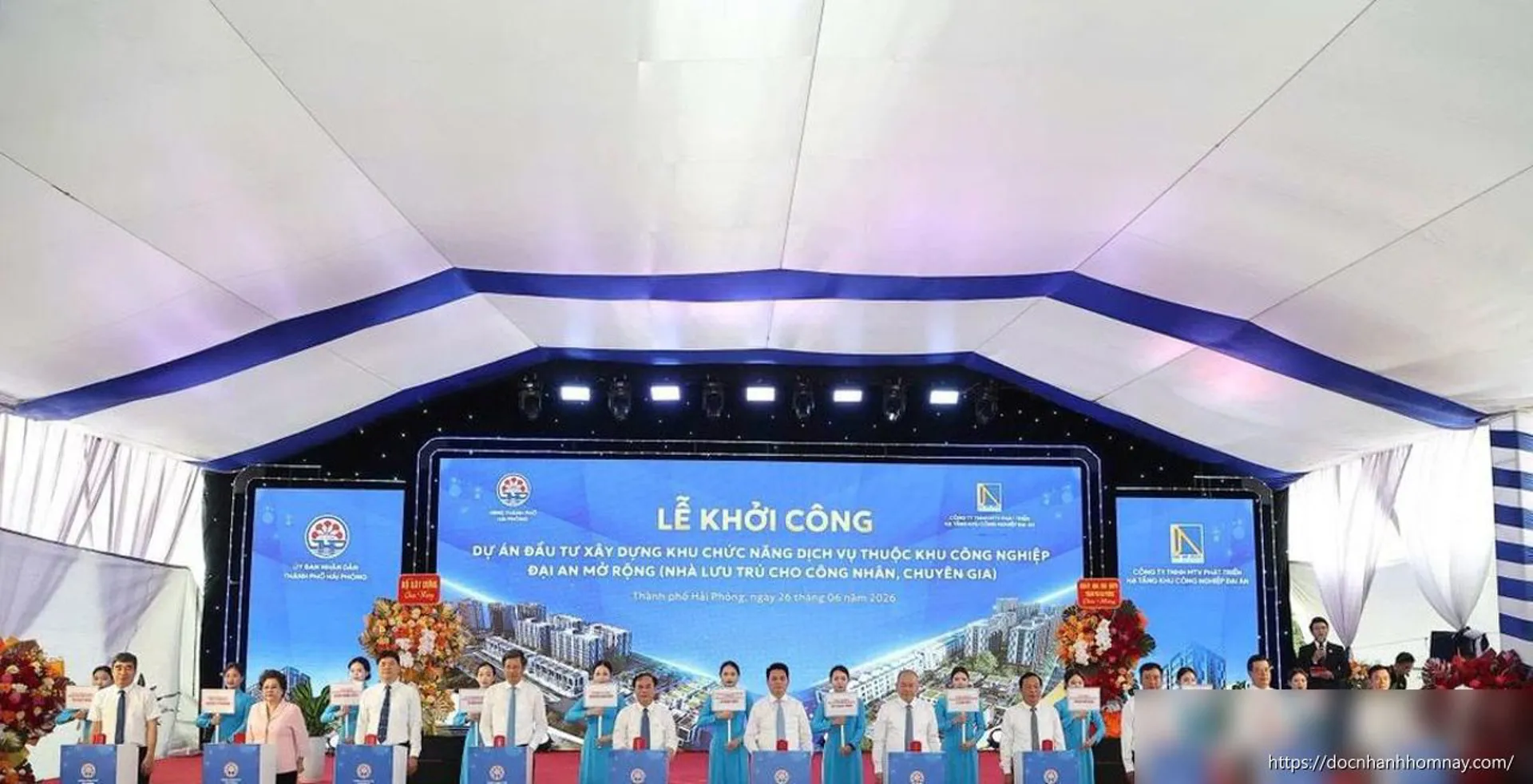 Hải Phòng khởi công dự án nhà lưu trú hơn 1.100 tỷ đồng tại KCN Đại An mở rộng