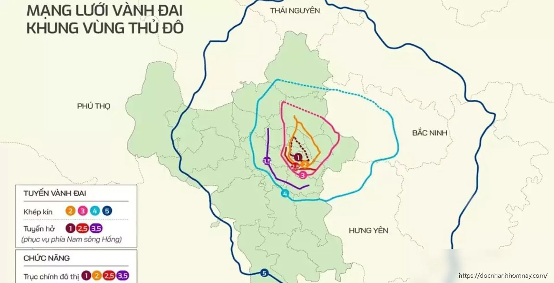 Đề xuất hơn 235.000 tỷ đồng xây vành đai 5 vùng Thủ đô Hà Nội