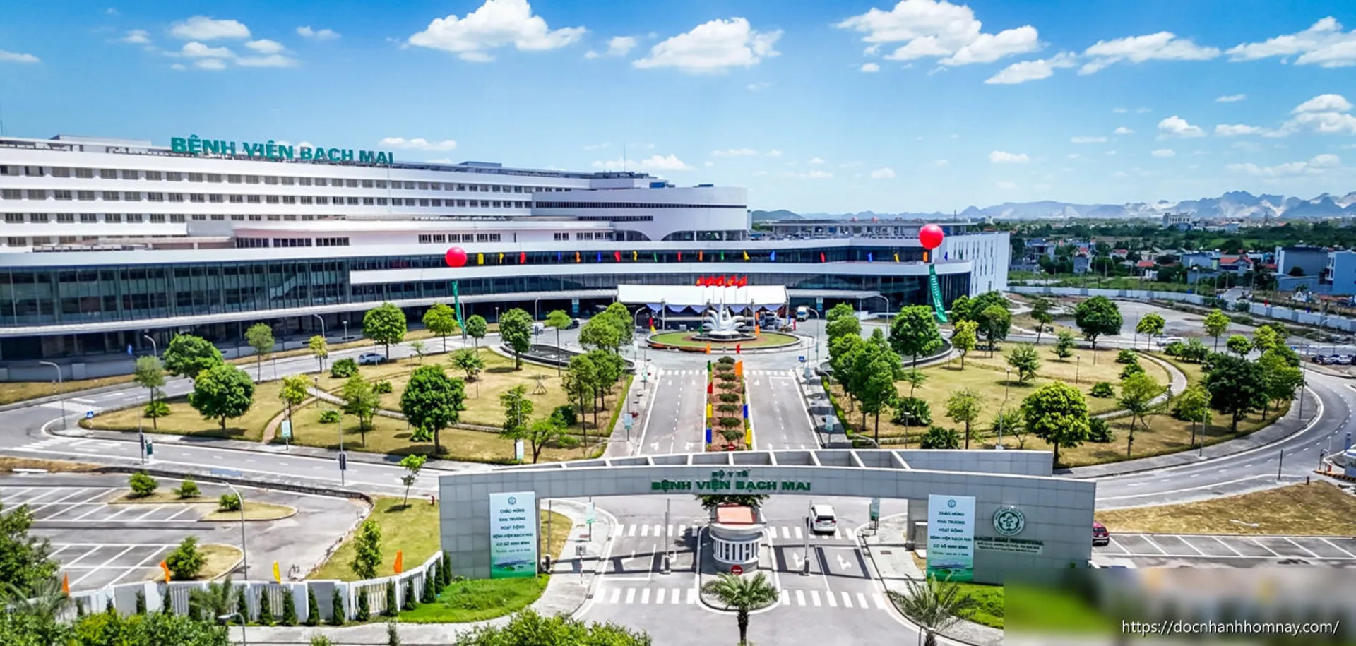Cận cảnh Bệnh viện Bạch Mai cơ sở Ninh Bình trước ngày hoạt động