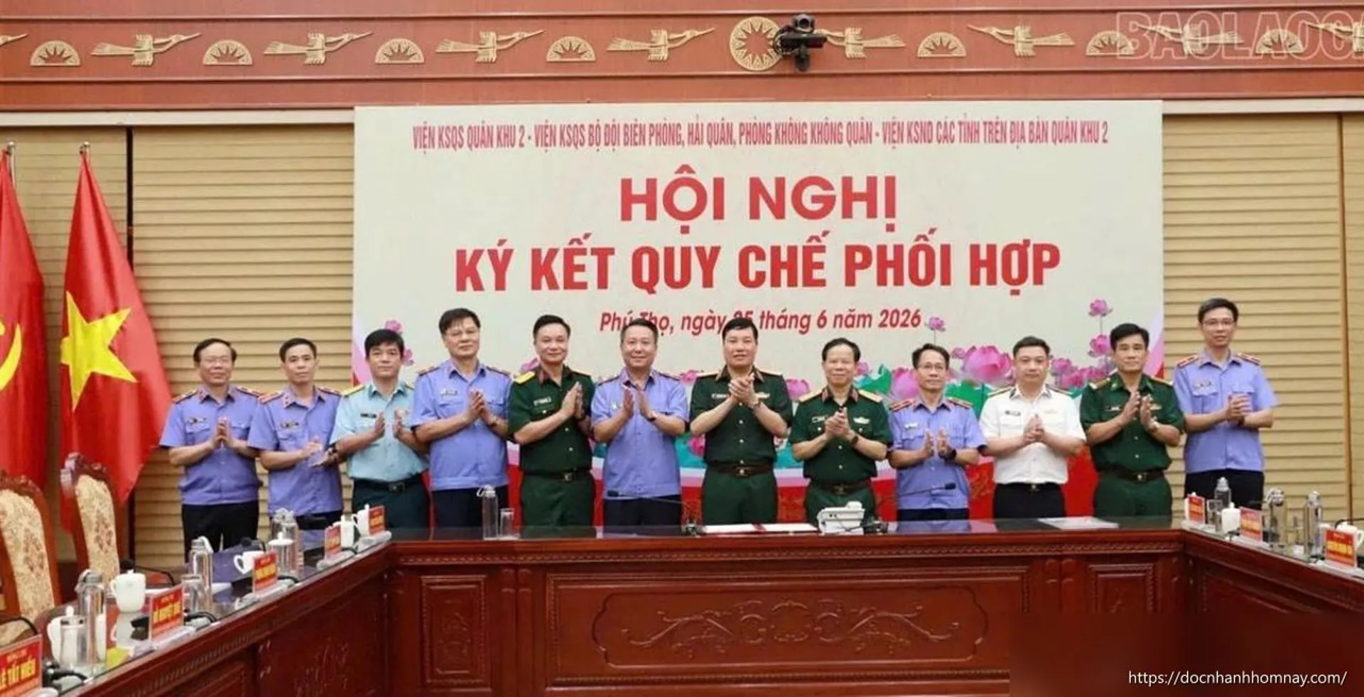 Viện kiểm sát quân sự và Viện kiểm sát nhân dân ký kết quy chế phối hợp tăng cường xử lý tội phạm