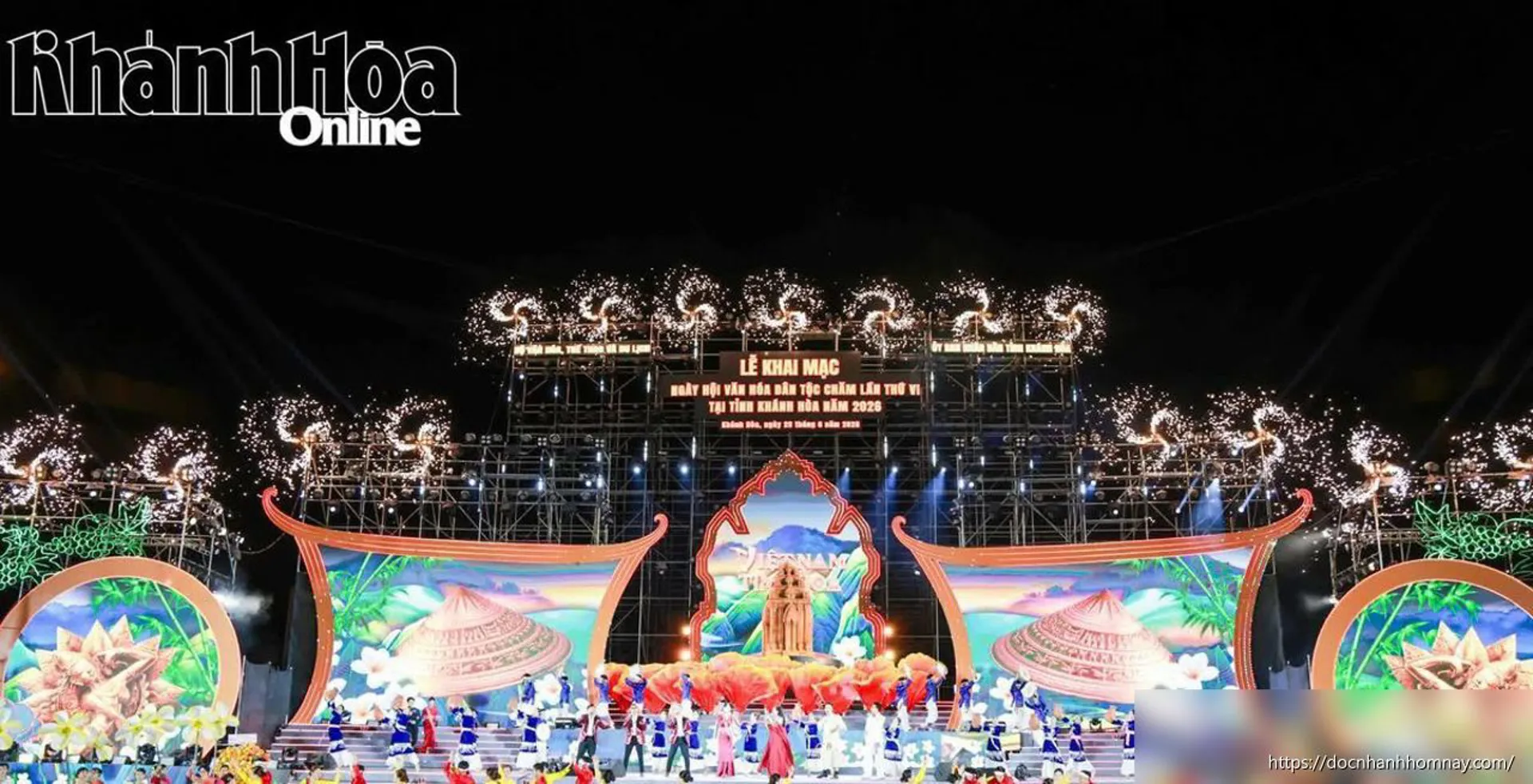 Mãn nhãn Lễ khai mạc Ngày hội Văn hóa dân tộc Chăm lần thứ VI