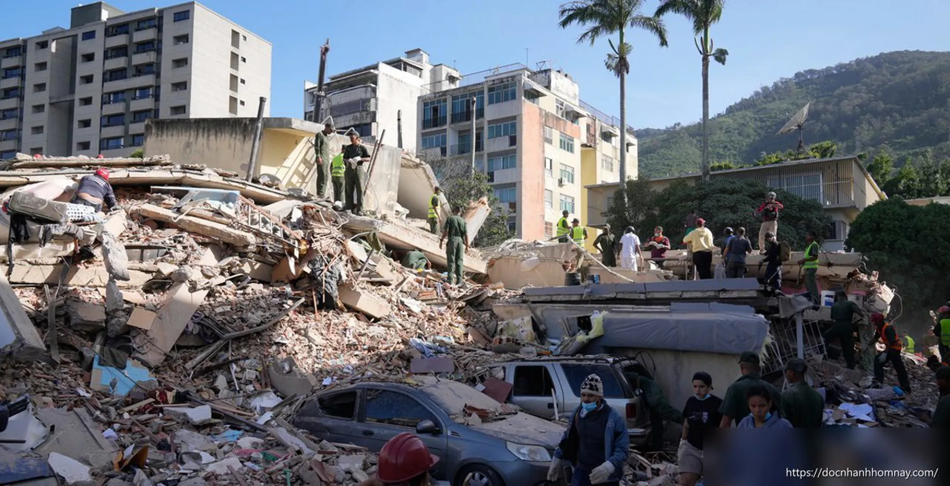 Động đất kép tại Venezuela: Số người chết tăng lên 164, nỗ lực cứu hộ khẩn trương