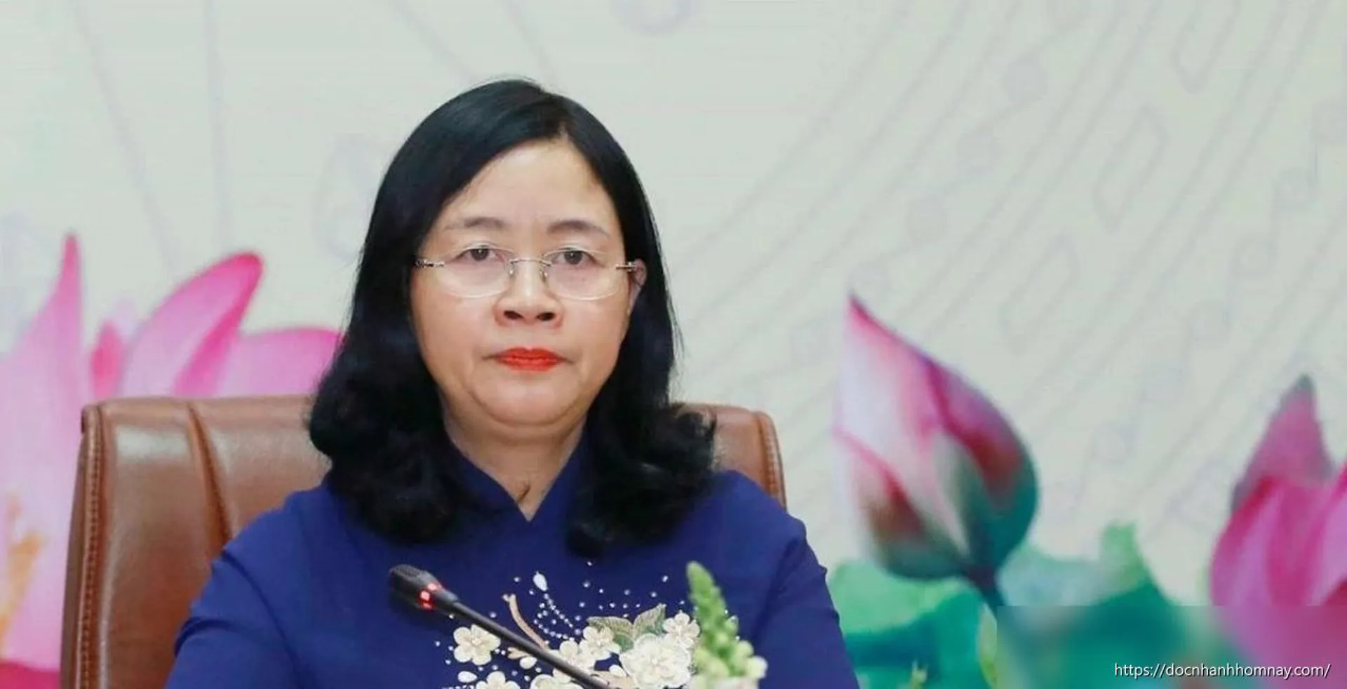 Đồng chí Bùi Thị Minh Hoài gửi thư chúc mừng Đại lễ Khai đạo Phật giáo Hòa Hảo 2026
