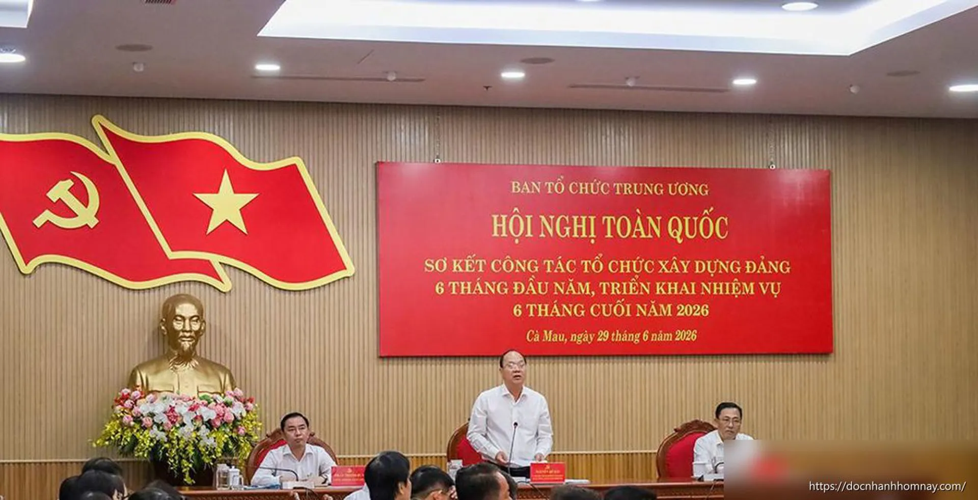Bí thư Tỉnh ủy Cà Mau đề xuất giải pháp nâng cao chất lượng hoạt động tổ chức cơ sở đảng