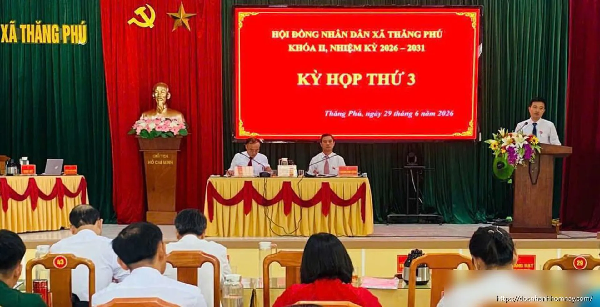 Kỳ họp thứ 3 HĐND xã Thăng Phú: Thông qua 6 nghị quyết quan trọng