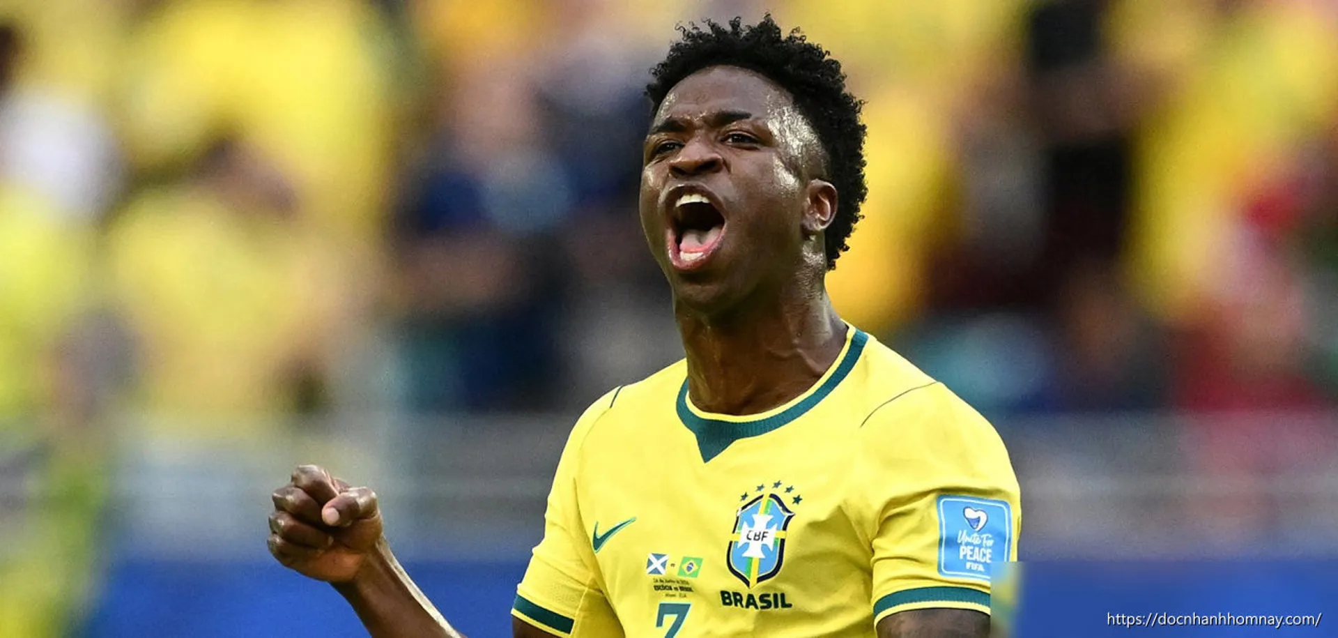 Brazil thắng Scotland 3-0: Vinicius và samba từ hành tinh khác