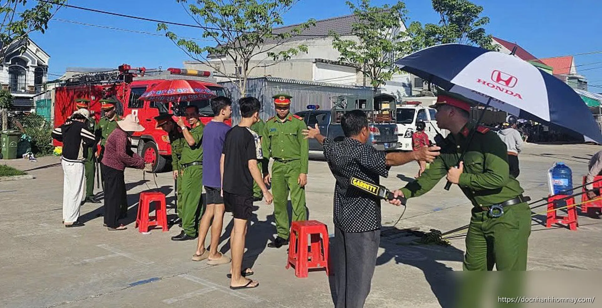 An ninh siết chặt tại phiên xử kẻ sát hại 3 người nhà vợ 'hờ'