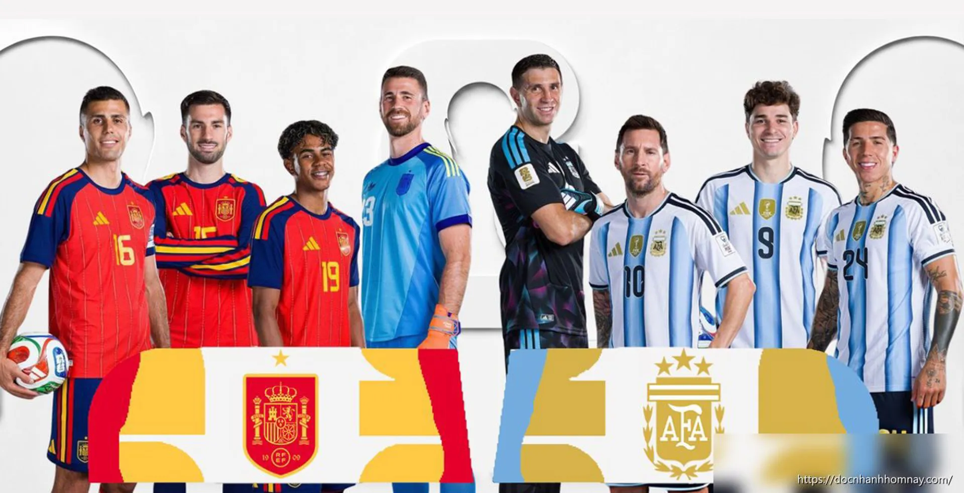 Tương quan trước trận Tây Ban Nha - Argentina