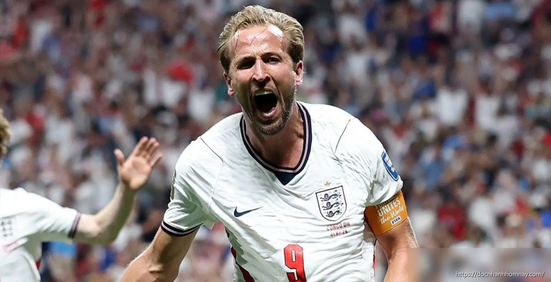 Harry Kane tỏa sáng giúp Anh lội ngược dòng trước CHDC Congo