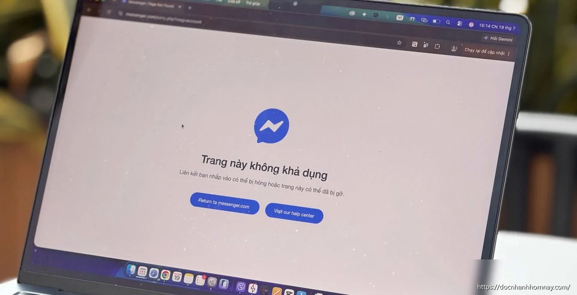 Facebook và Messenger gặp sự cố diện rộng trên trình duyệt web