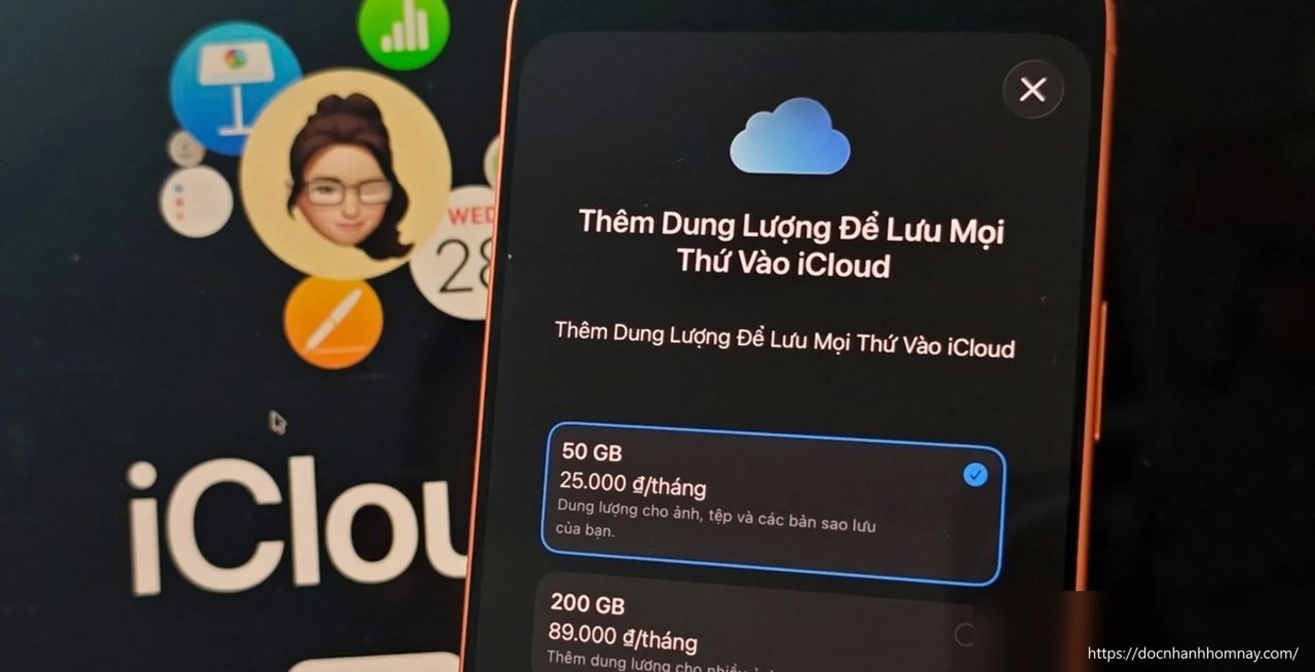 Apple tăng giá iCloud+ tại Việt Nam: Gói 50GB lên 25.000 đồng/tháng