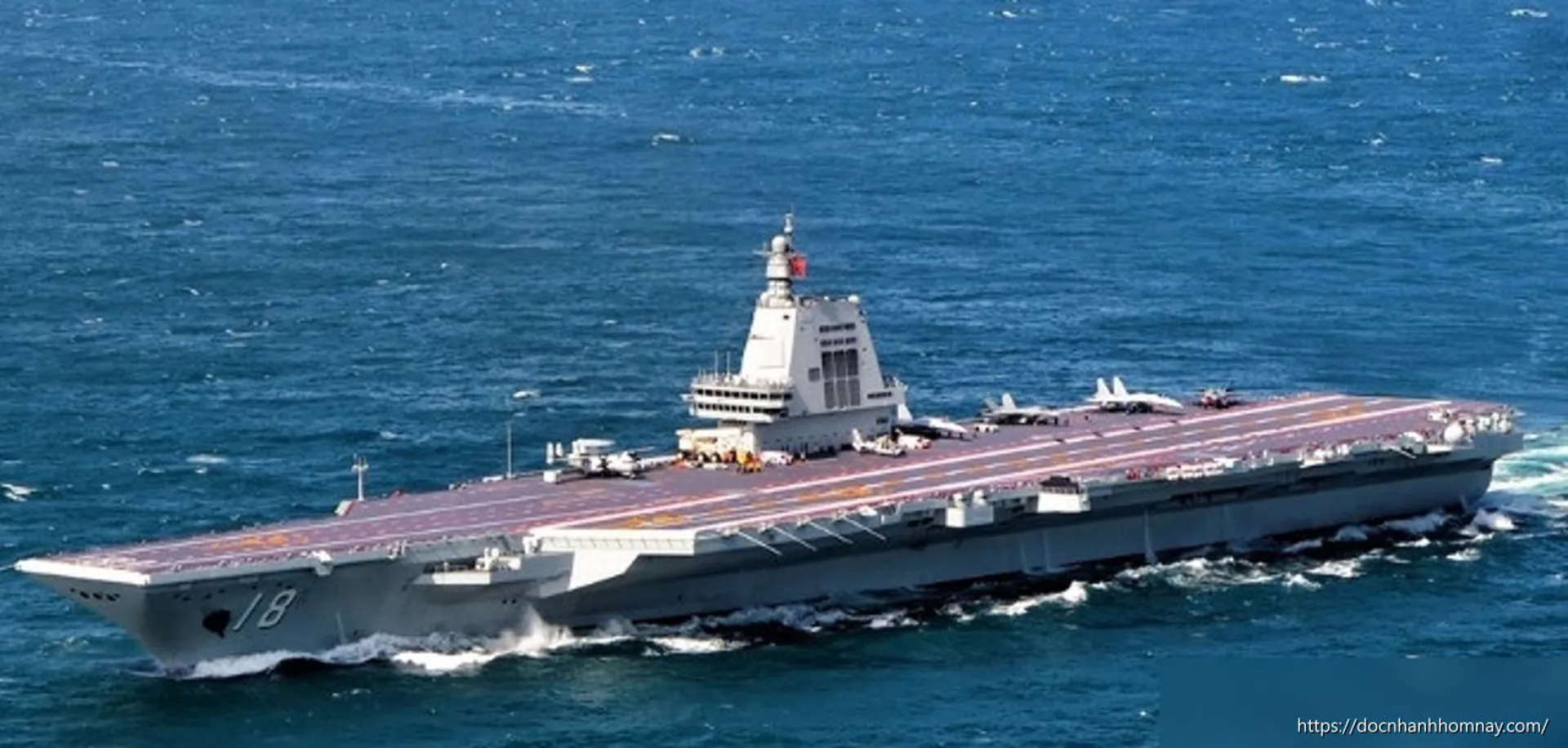 Tàu sân bay Phúc Kiến của Trung Quốc trang bị 'lá chắn ngư lôi chủ động' đầu tiên trên thế giới