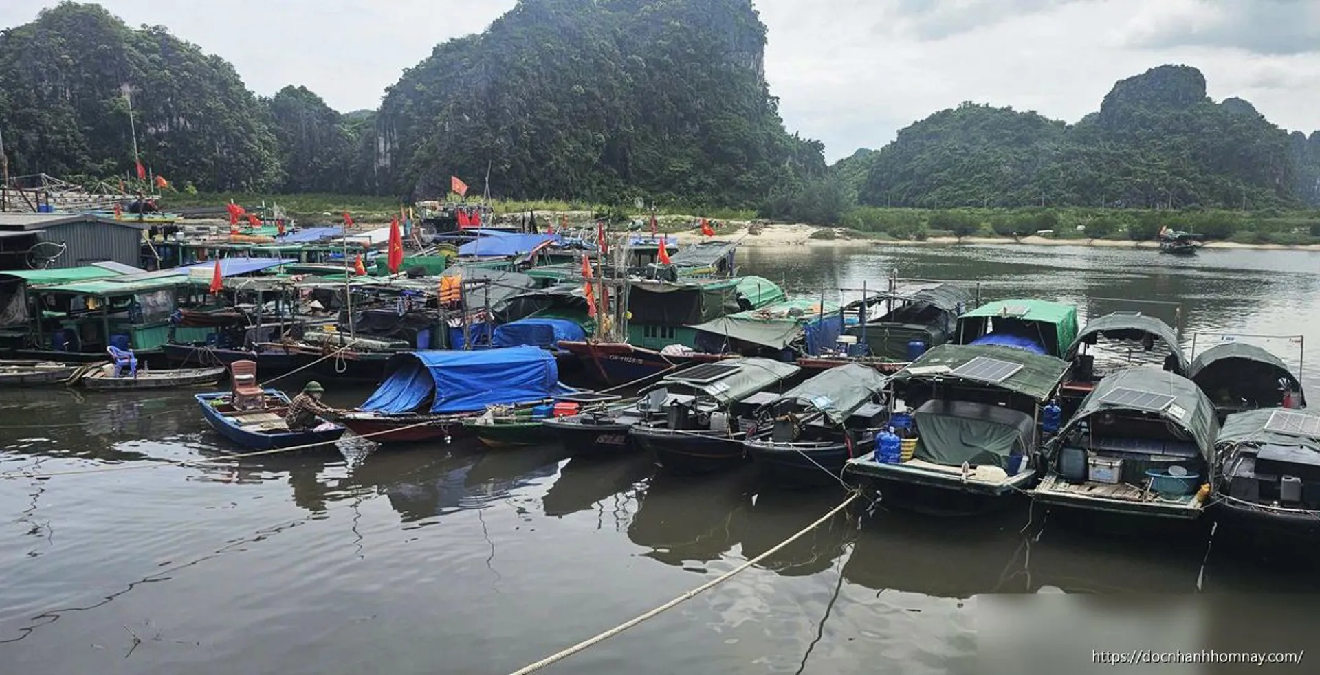 Hải Phòng và Quảng Ninh cấm biển, kiểm đếm tàu thuyền ứng phó bão số 1