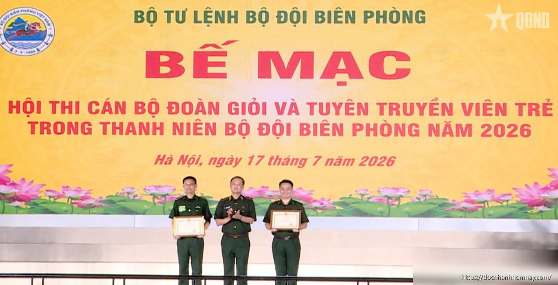 Hội thi cán bộ Đoàn giỏi Bộ đội Biên phòng: Sân chơi bản lĩnh và sáng tạo