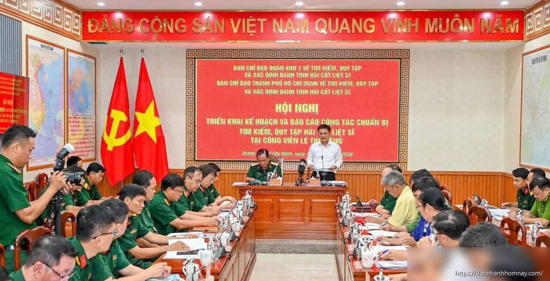 TPHCM thành lập Ban Chỉ huy tìm kiếm hài cốt liệt sĩ tại Công viên Lê Thị Riêng