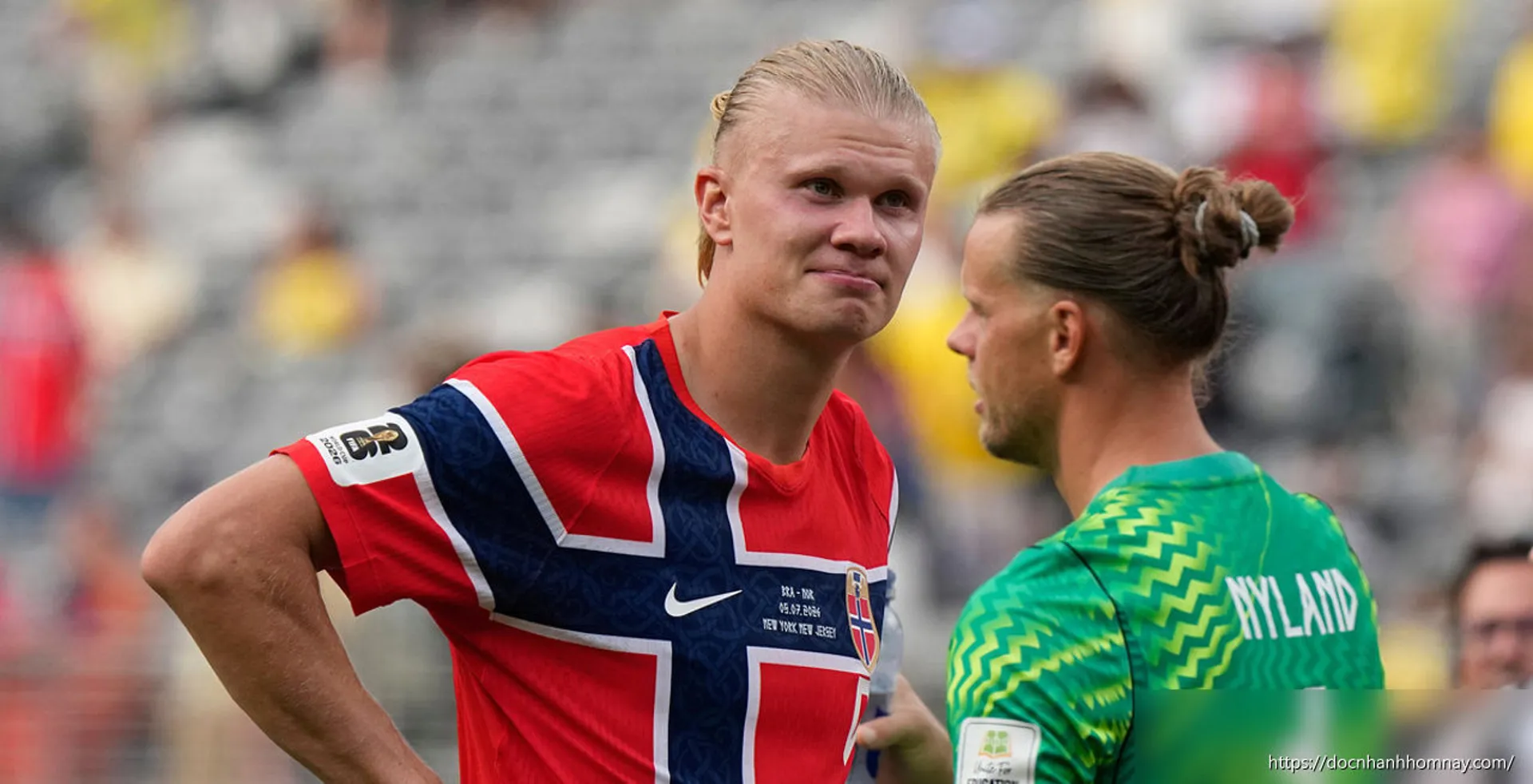 Haaland: 'Hạ Brazil là chiến thắng vĩ đại nhất lịch sử Na Uy'