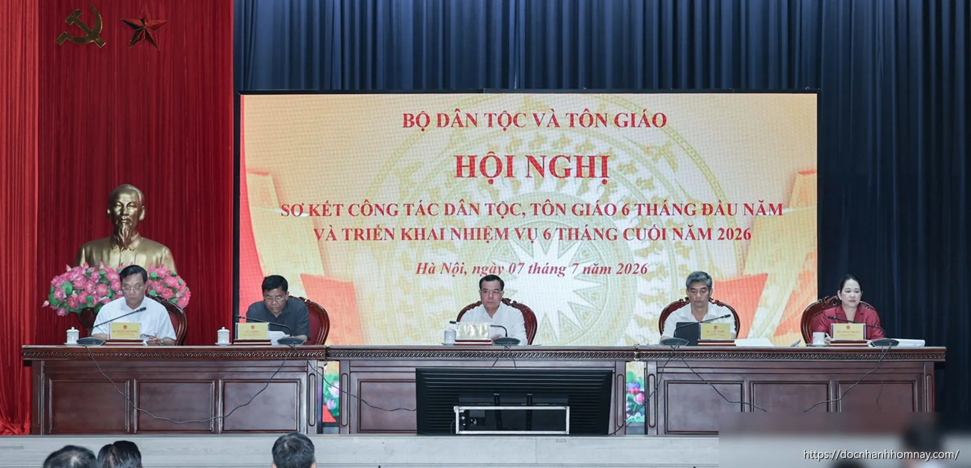 Bộ Dân tộc và Tôn giáo: Quyết liệt hoàn thành nhiệm vụ 6 tháng cuối năm 2026
