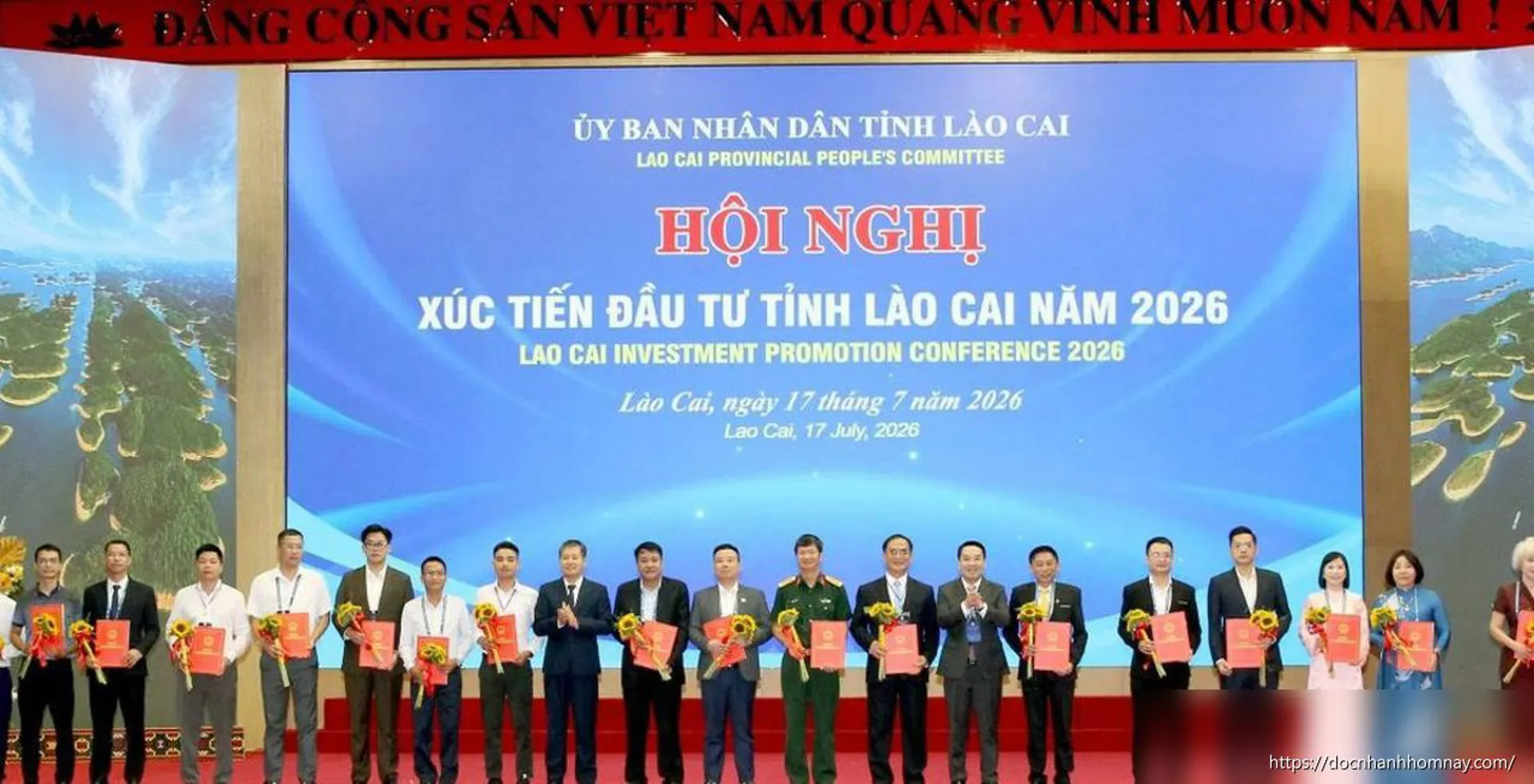 Lào Cai cam kết đồng hành cùng doanh nghiệp tại Hội nghị Xúc tiến đầu tư 2026