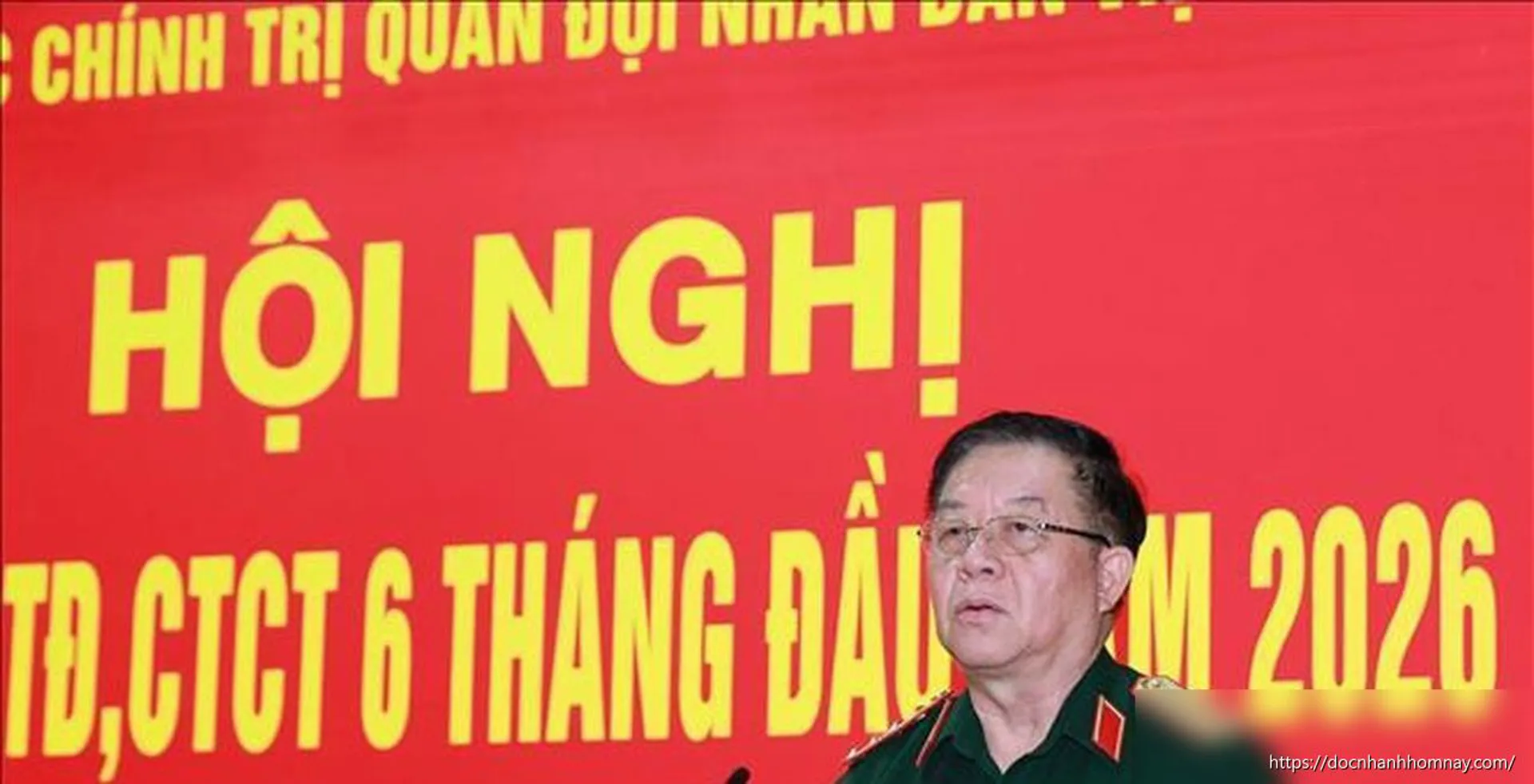 Đại tướng Nguyễn Trọng Nghĩa: Giữ vững trận địa tư tưởng của Đảng trong toàn quân