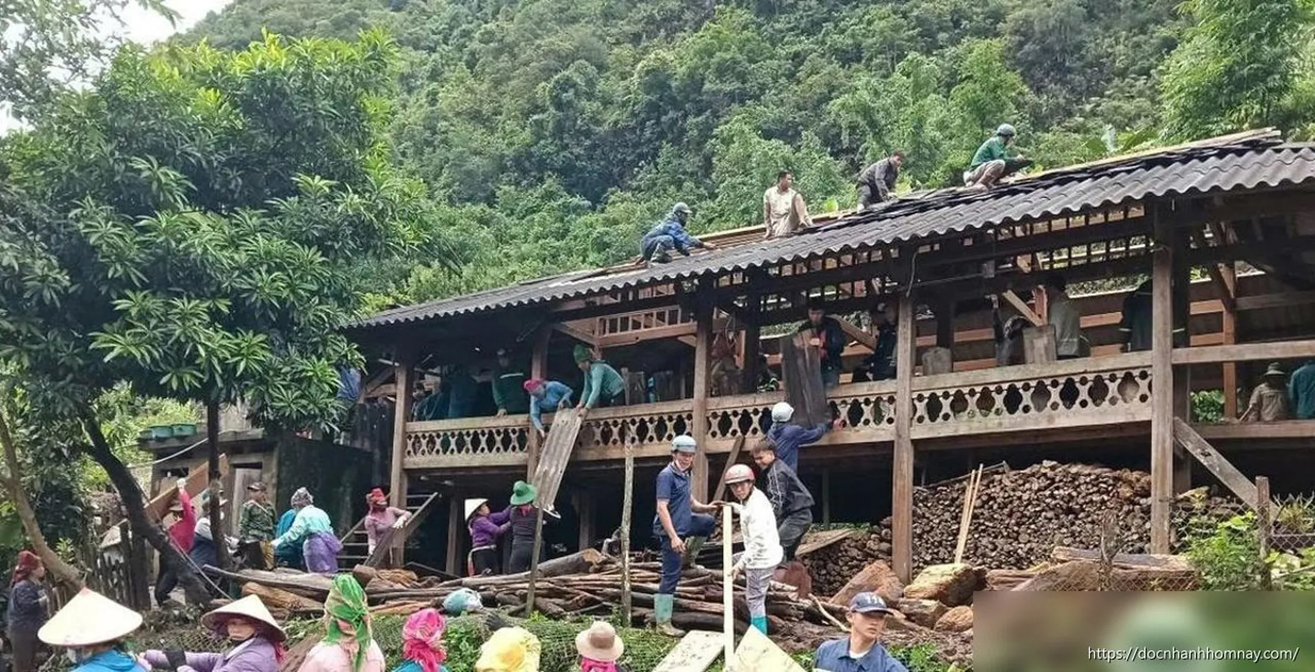 Sơn La tập trung khắc phục hậu quả mưa lũ