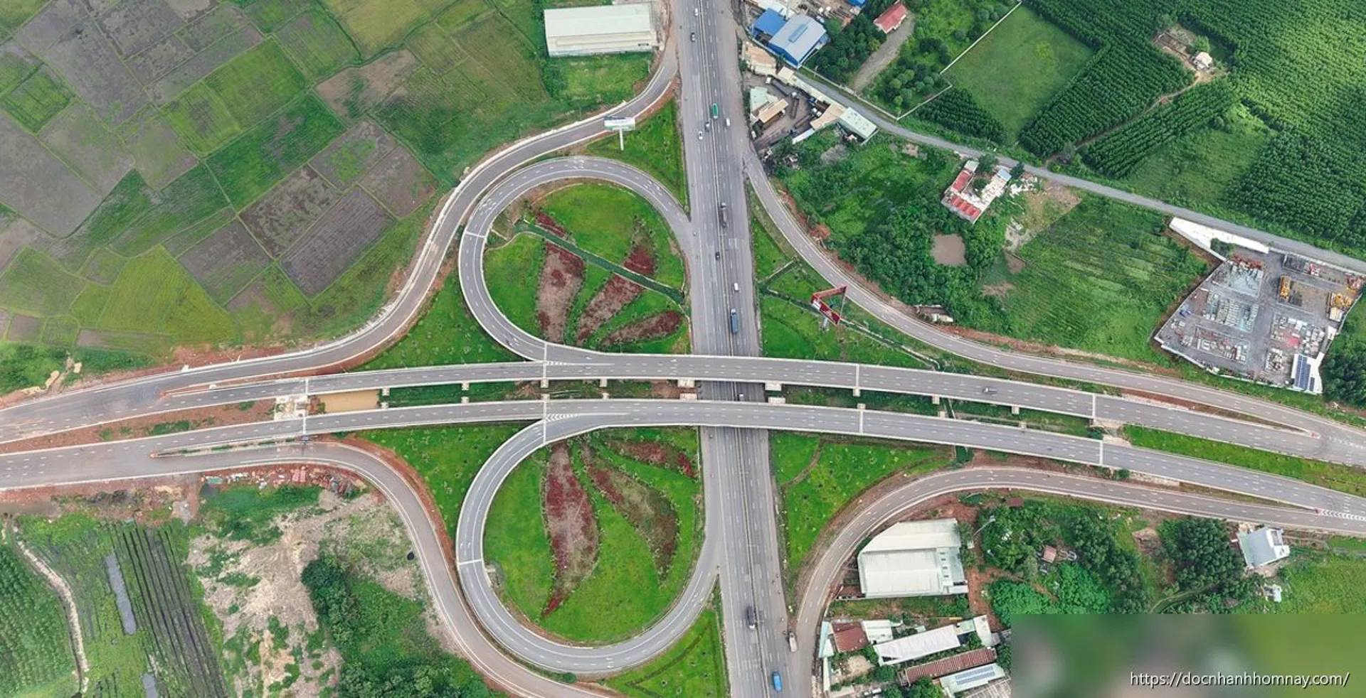 Diện mạo nút giao kết nối sân bay Long Thành với Vành đai 3 TP HCM