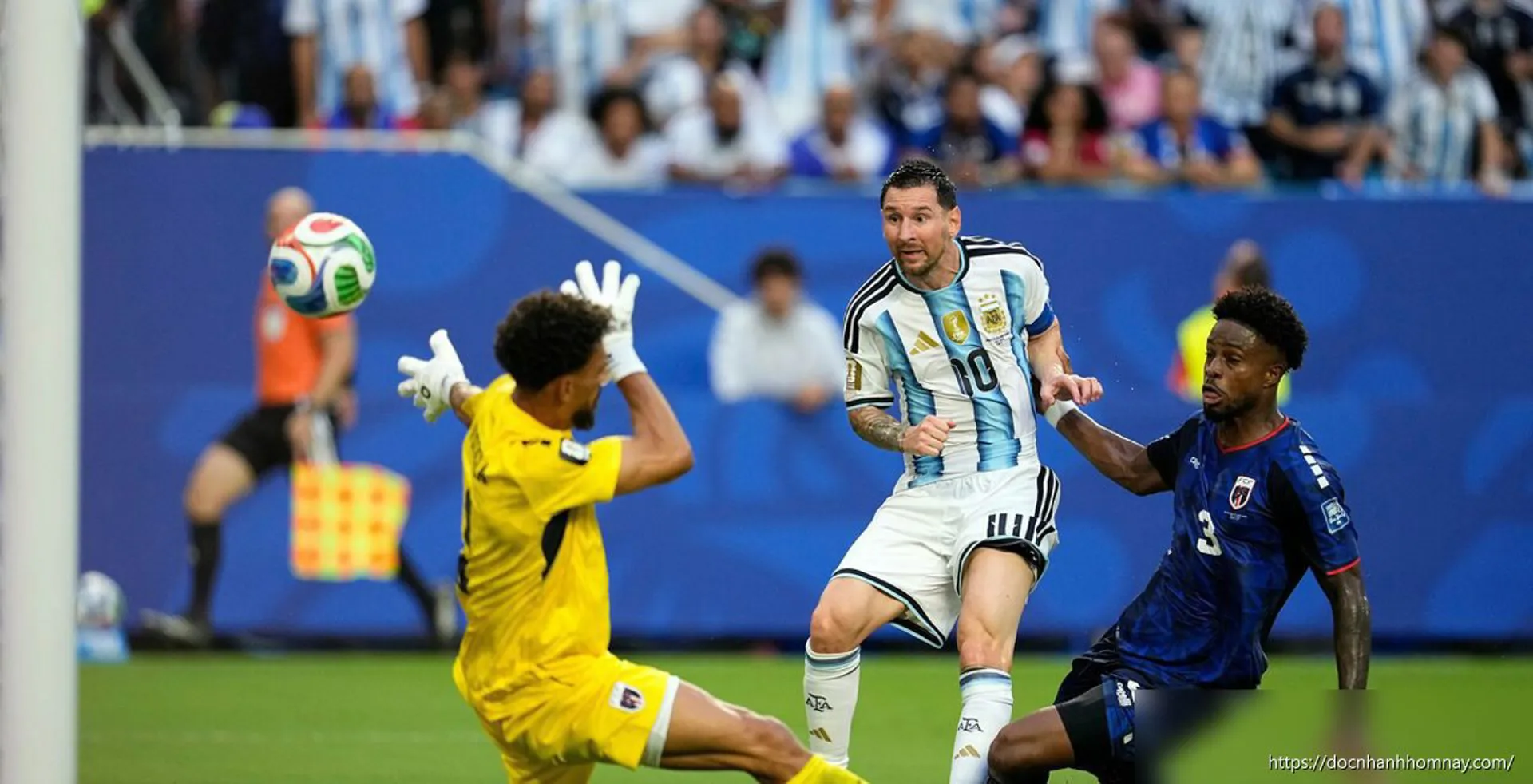 Argentina 1-0 Cape Verde (H1): Messi ghi bàn thứ 7 tại World Cup 2026