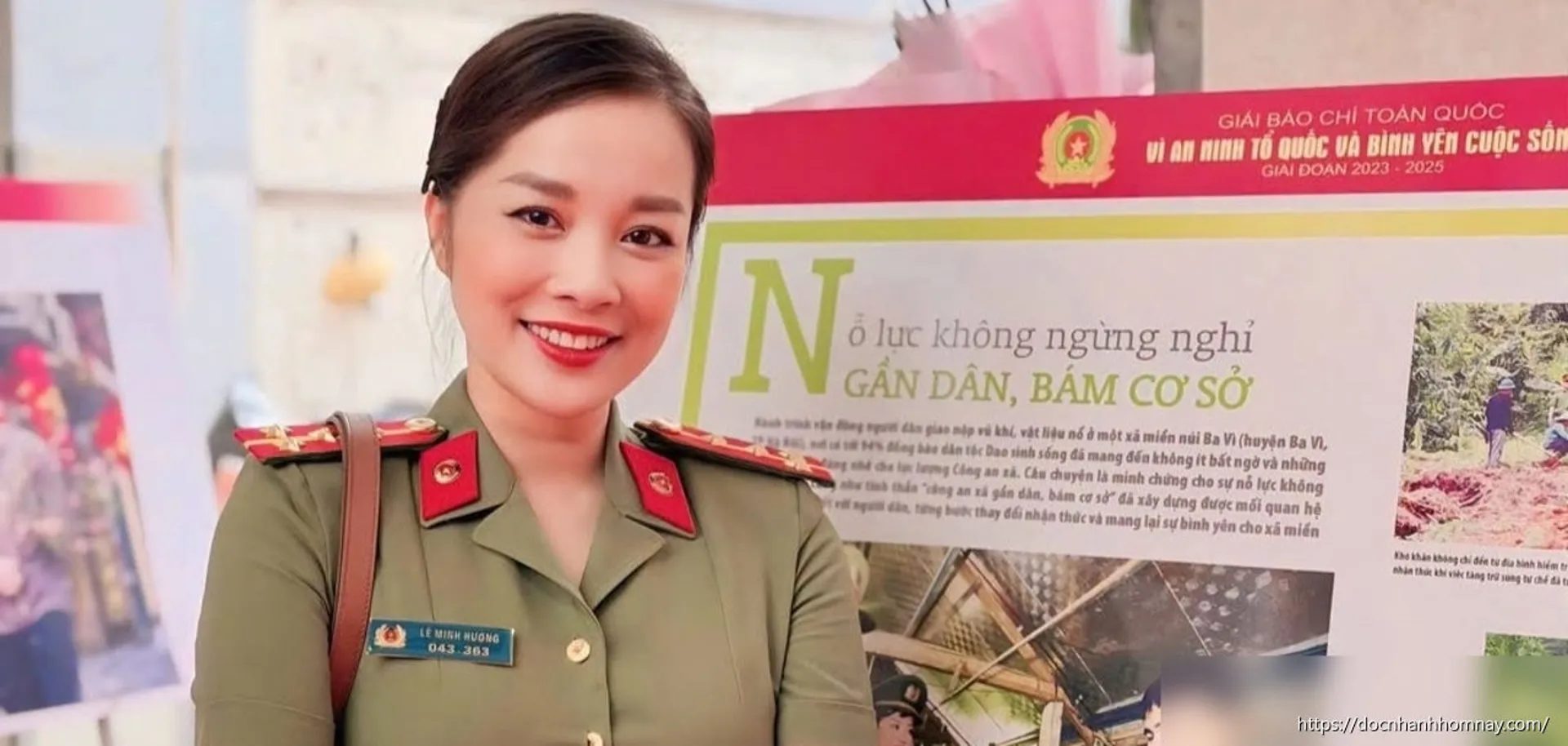 Đại uý công an, diễn viên Minh Hương: Tuổi 40 đi qua nhiều giông bão…