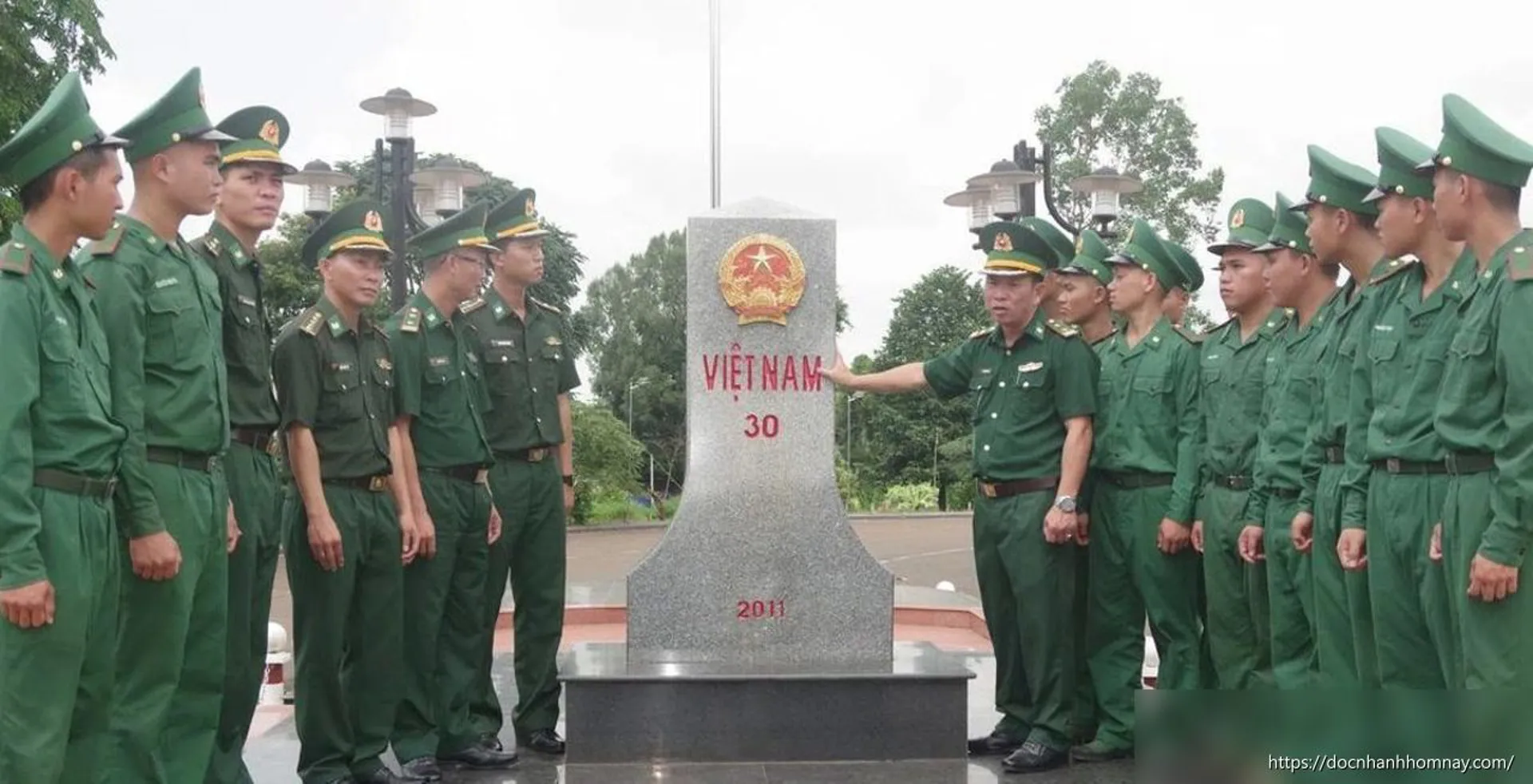 Bộ đội Biên phòng tổ chức cho chiến sĩ mới về nguồn, học tập truyền thống