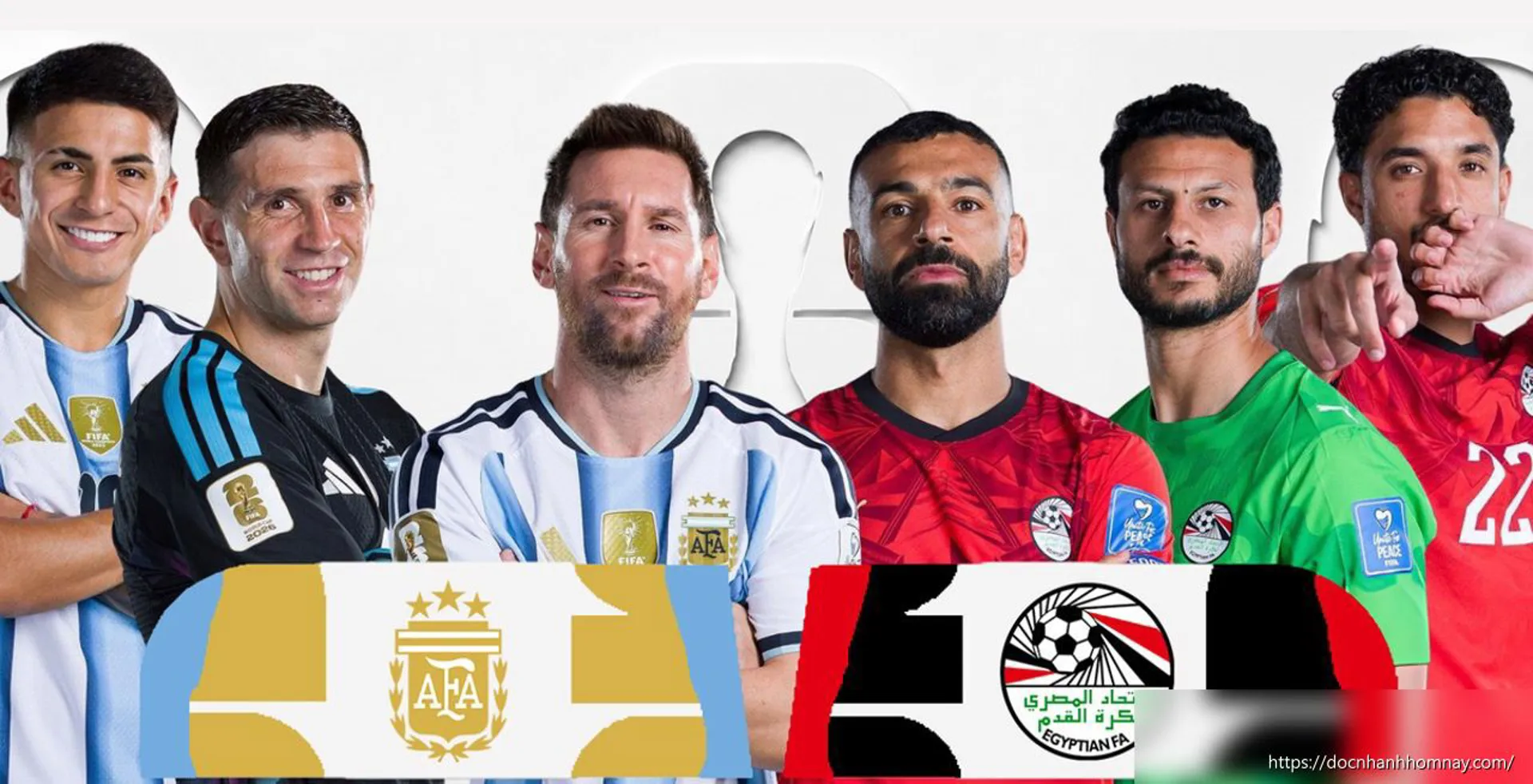 Tương quan trước trận Argentina - Ai Cập: Messi vs Salah