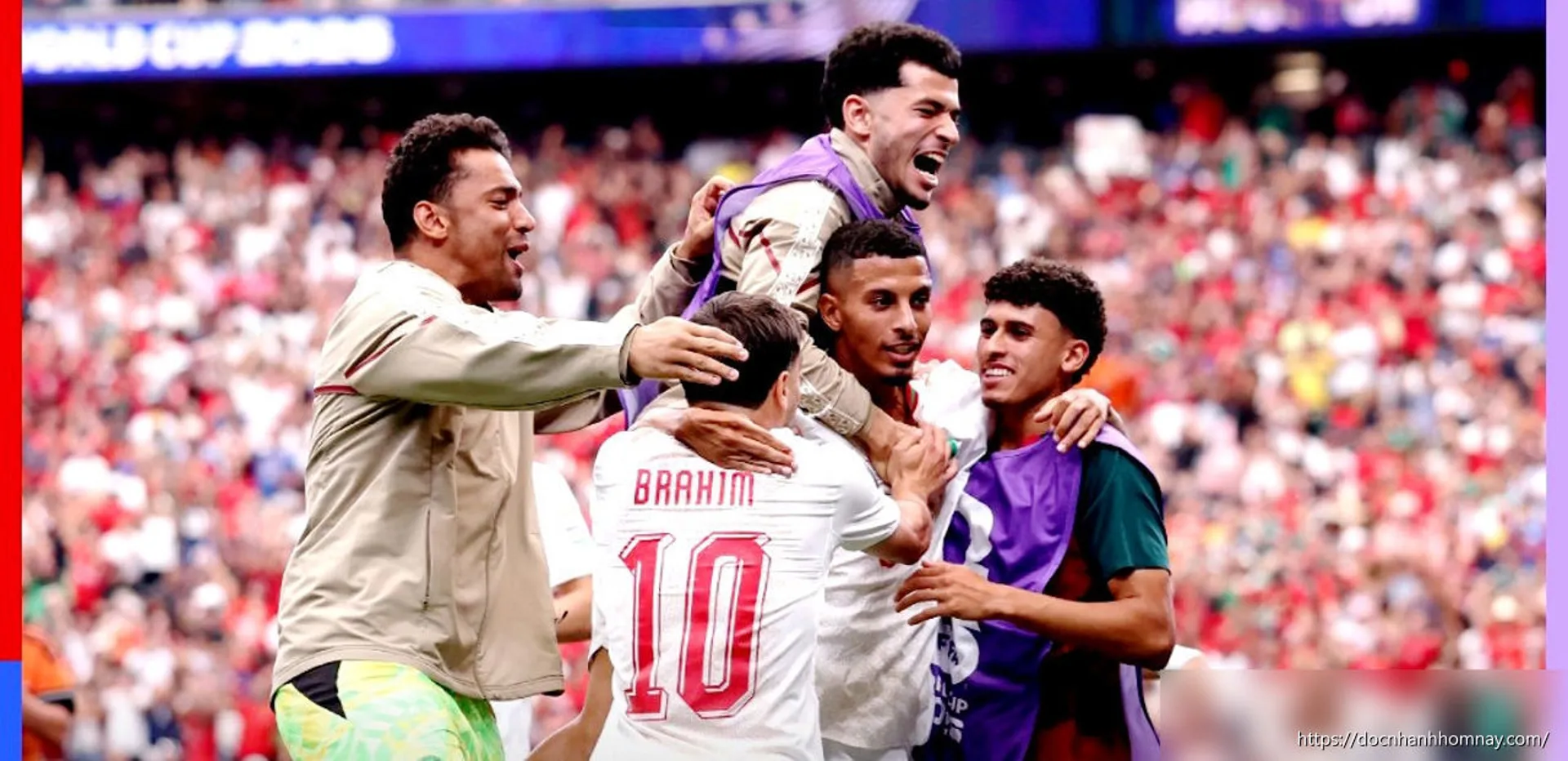 Maroc thắng Canada 3-0, giành vé tứ kết World Cup 2026