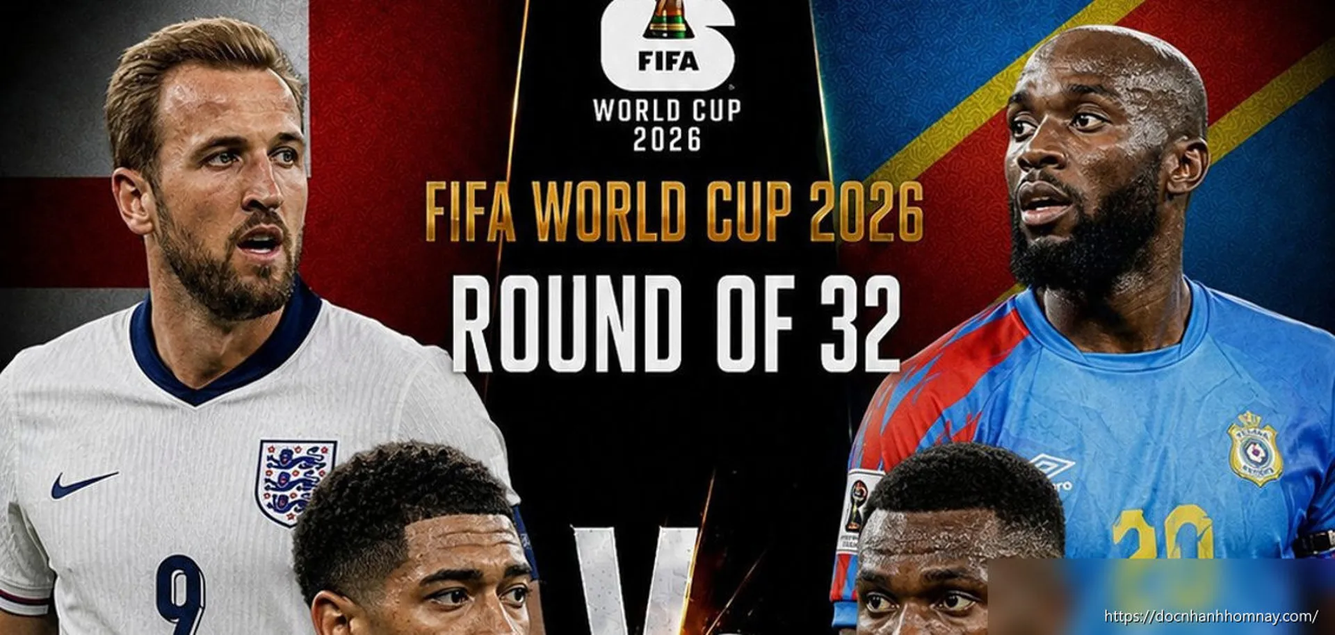 Harry Kane tỏa sáng, Anh ngược dòng hạ CHDC Congo tại World Cup 2026
