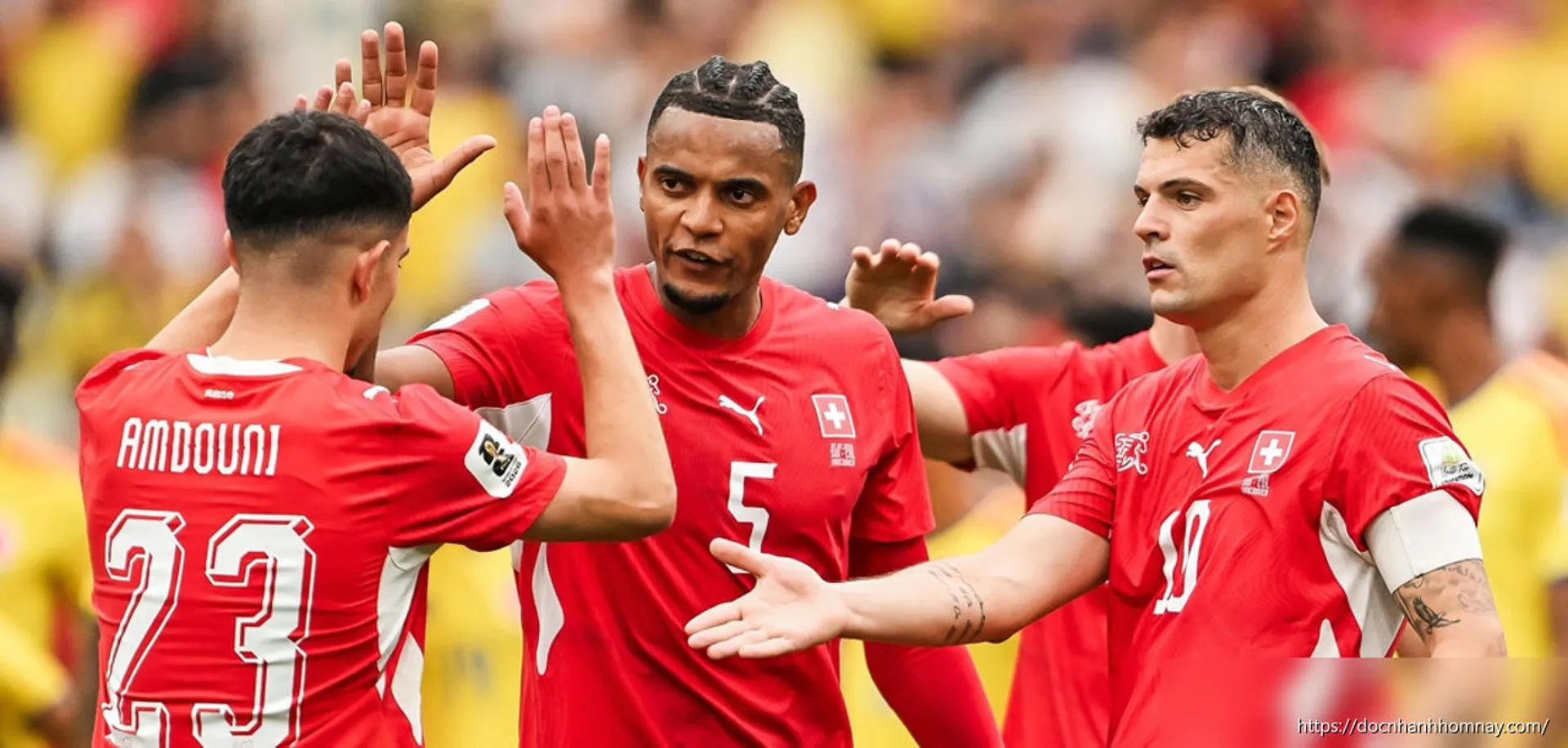 Thụy Sĩ loại Colombia, đối đầu Argentina ở tứ kết World Cup